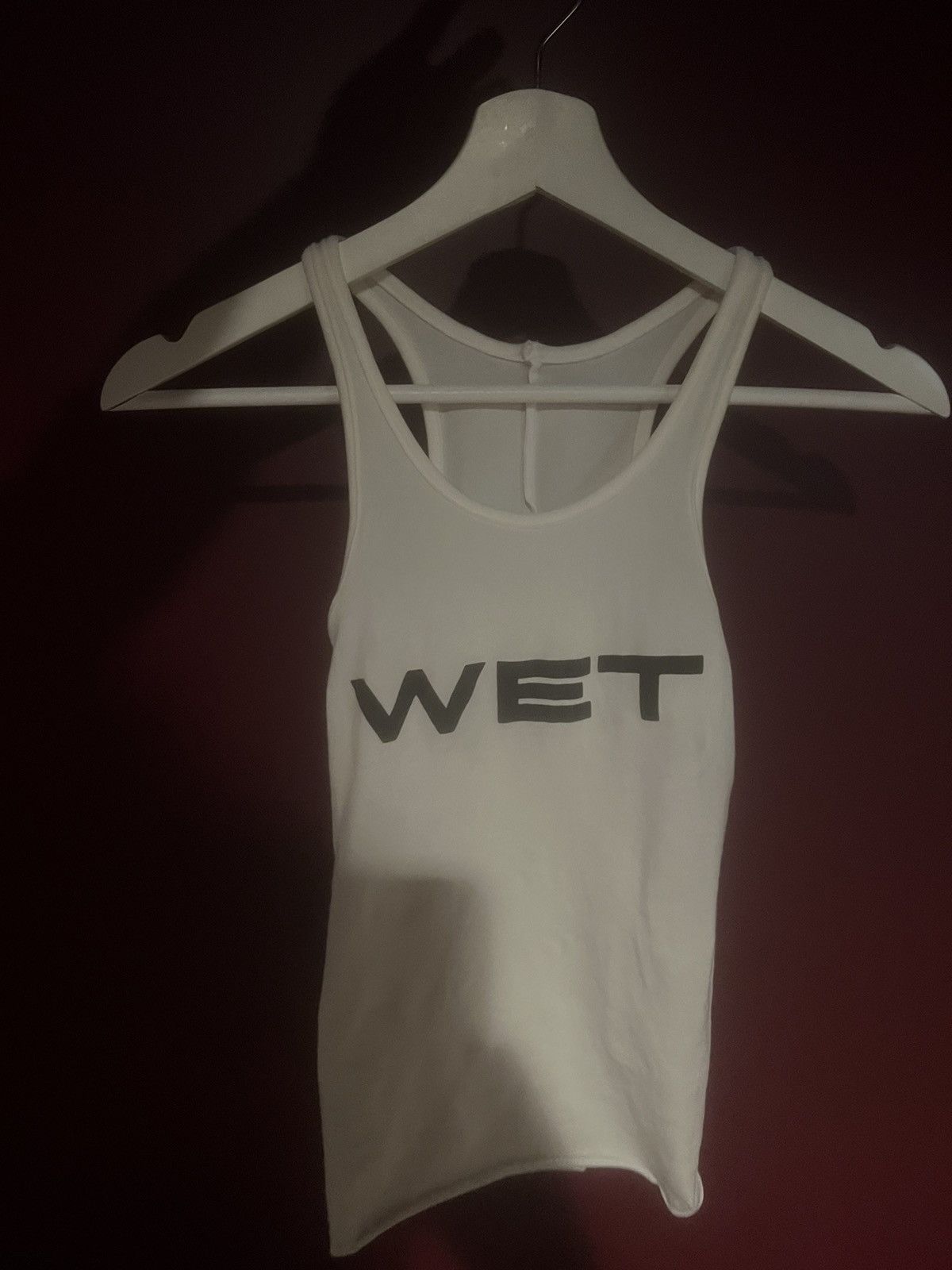 image of Kanye West x Yeezy Season Yeezy (Yzy) ¥$ Wet Tank in White, Men's (Size Small)