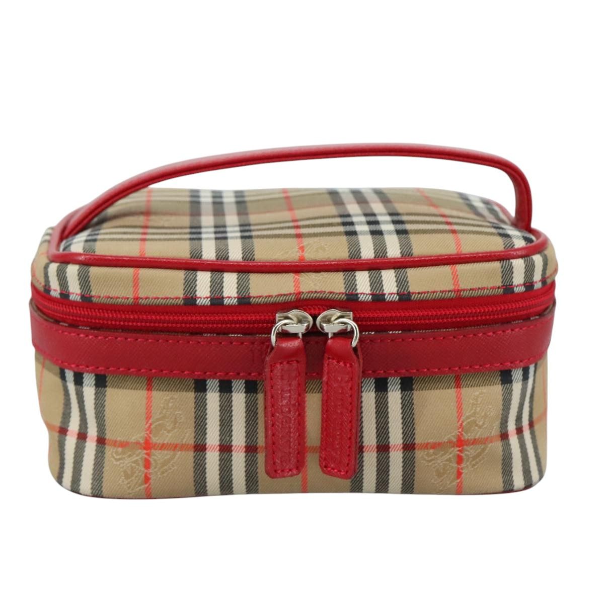 Burberry Nova Check Beige Canvas Handbag (Pre-Owned) Size ONE SIZE - 1 Thumbnail
