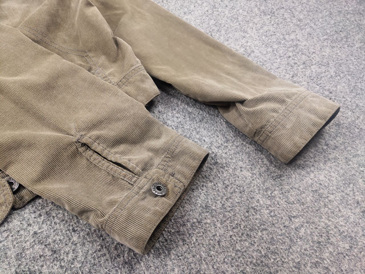 Diesel Vintage 90's Diesel corduroy Cropped jacket zip Long sleeve Size M / US 6-8 / IT 42-44 - 10 Thumbnail