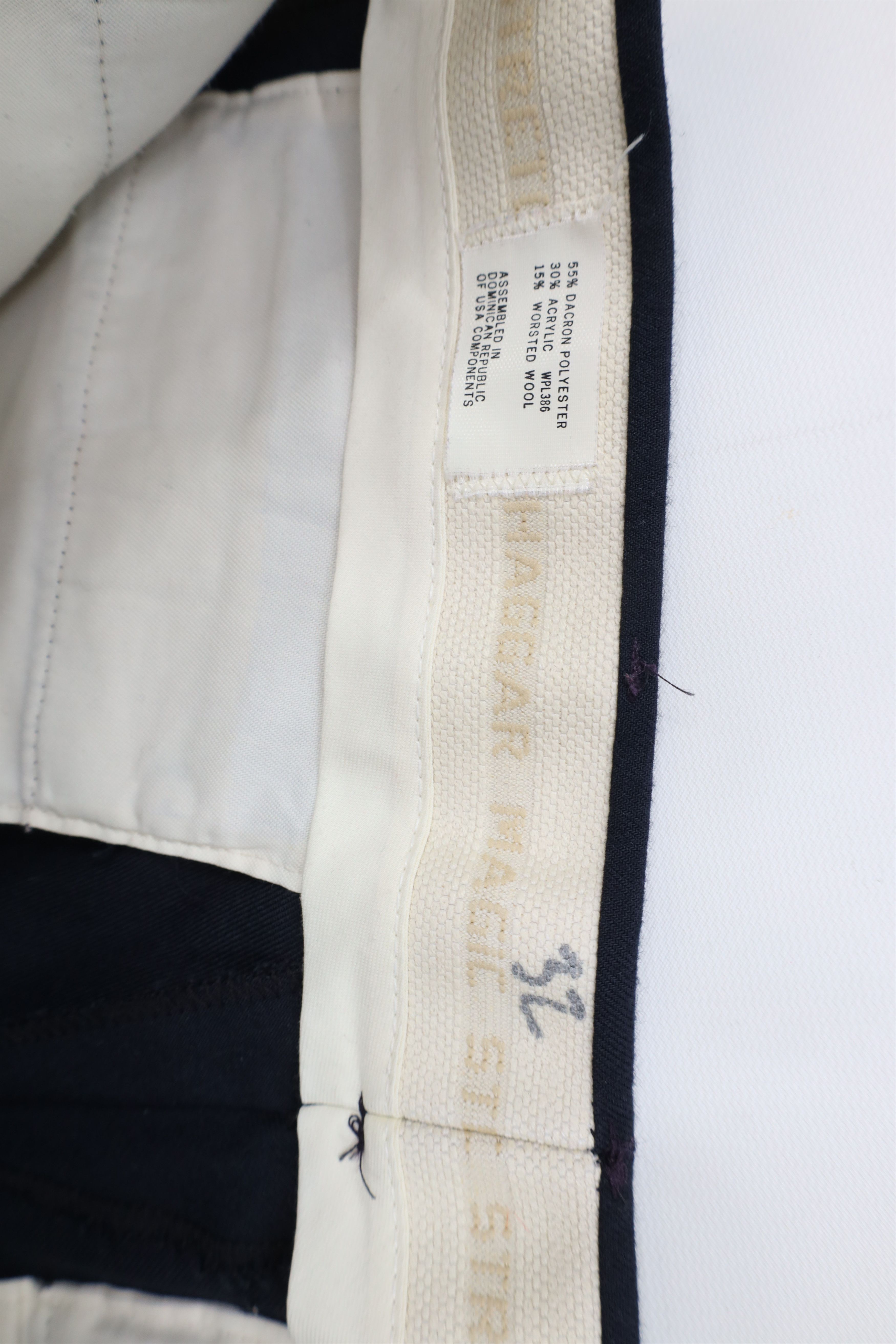 Vintage Vintage 70s Streetwear Wool Blend Knit Wide Leg Chino Pants Size US 32 / EU 48 - 7 Thumbnail