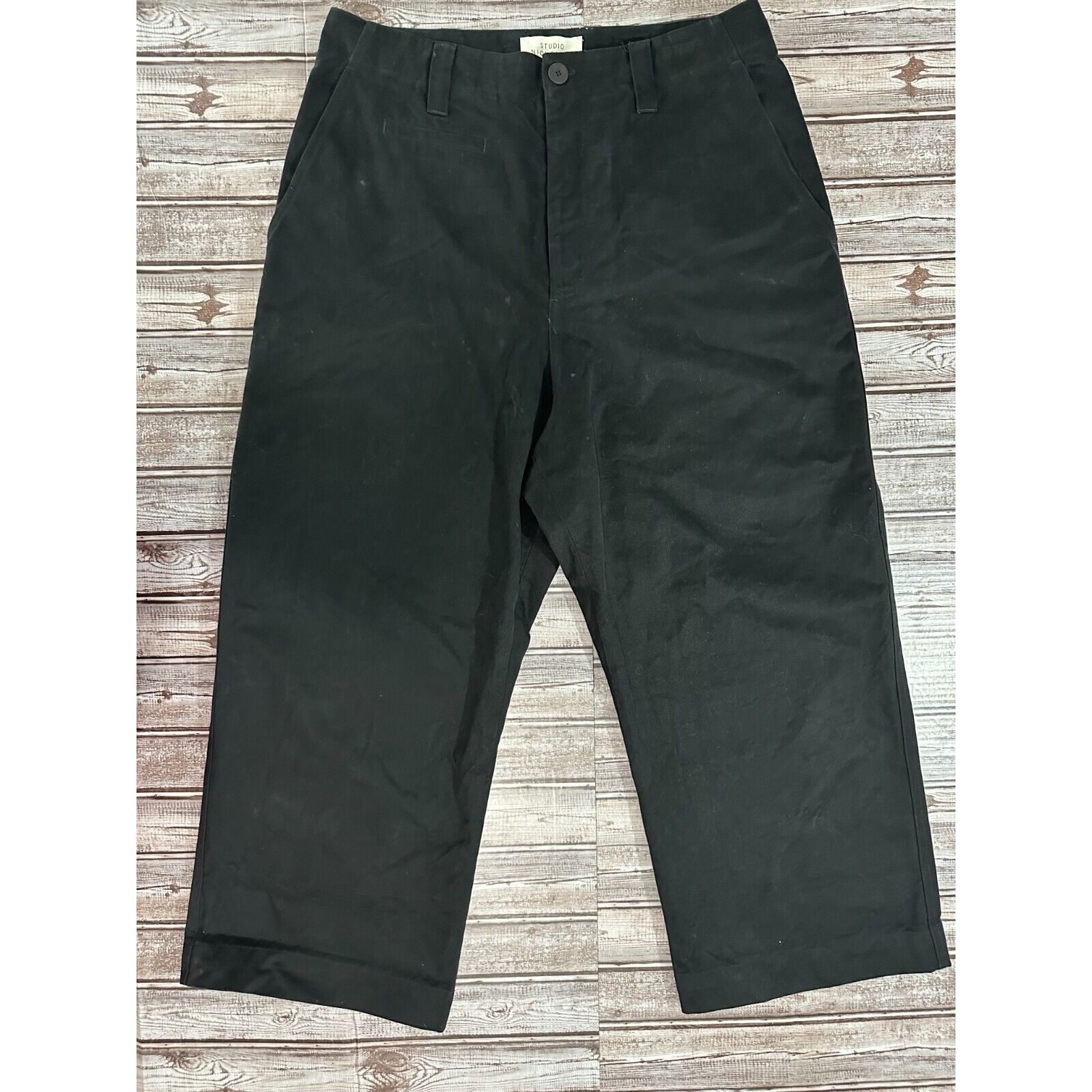 Studio Nicholson Studio Nicholson Tom snim 681 twill Pants color black Size  L | Grailed