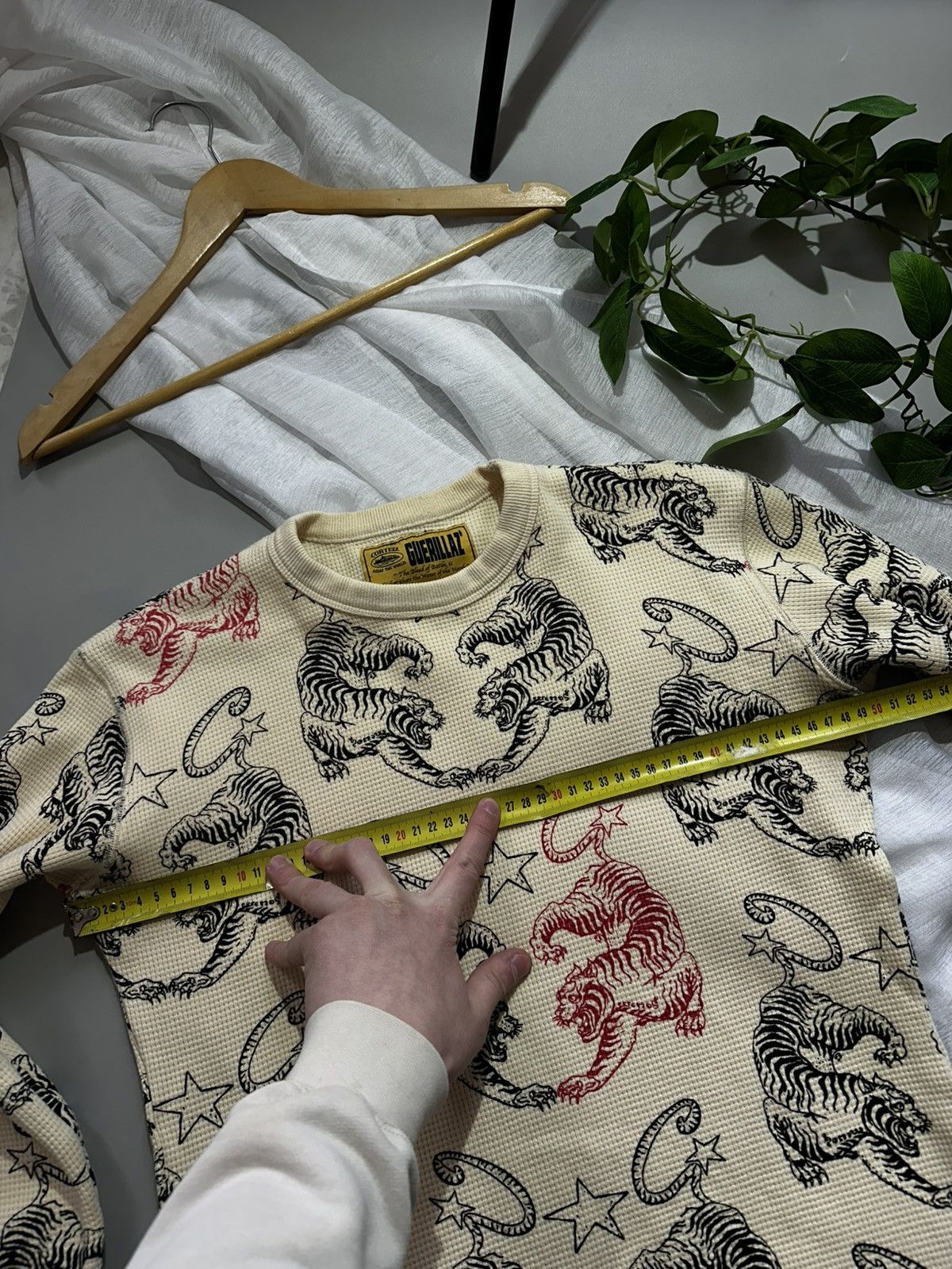 Corteiz Corteiz RTW Guerillaz Tiger All-over Print Waffle Knit Long Size S / US 4 / IT 40 - 9 Thumbnail
