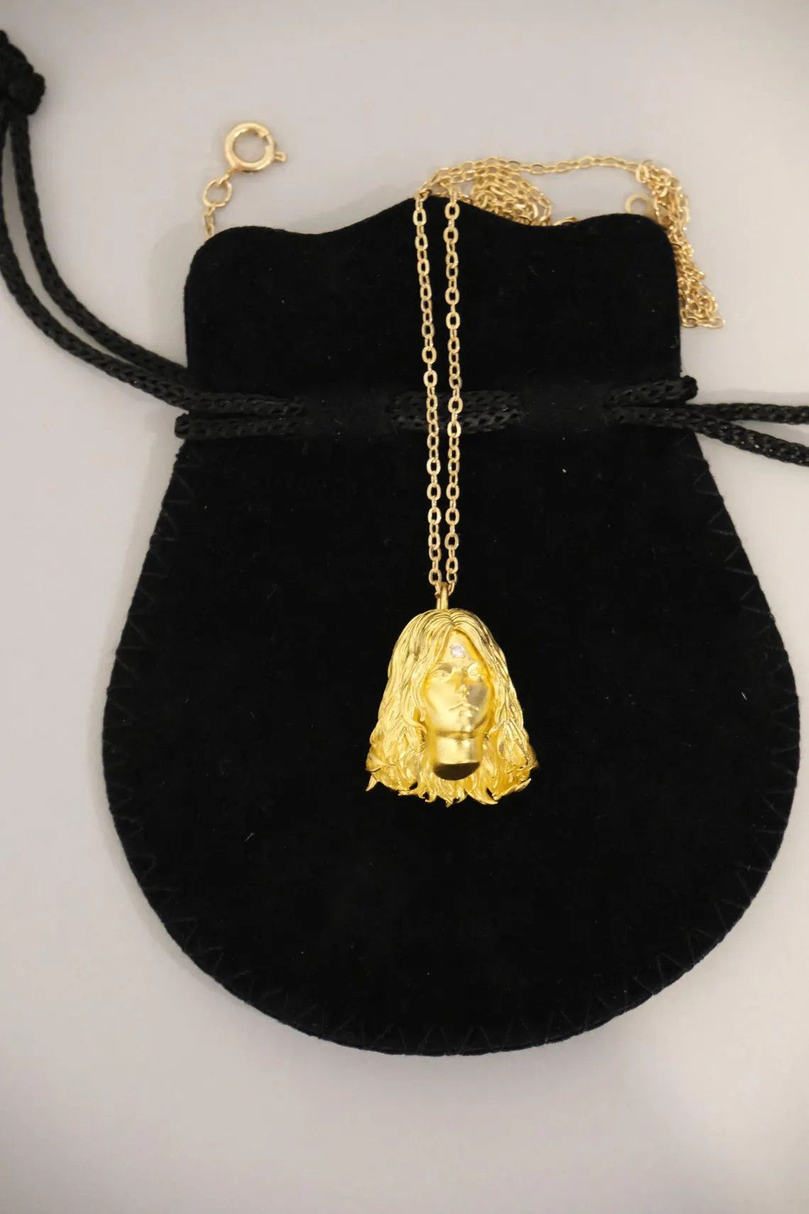Other Blind Maiden Pendant - 18k gold plated Size ONE SIZE - 4 Thumbnail