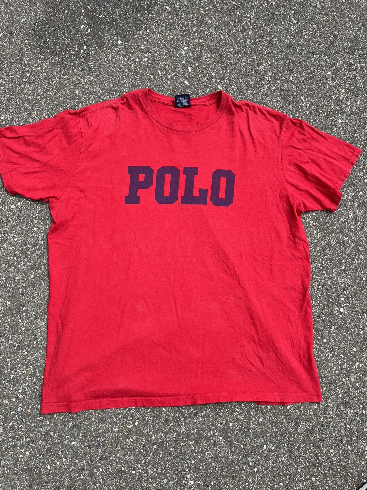 Polo Ralph Lauren Red Polo Ralph Lauren cotton t-shirt Size US XL / EU 56 / 4 - 2 Thumbnail