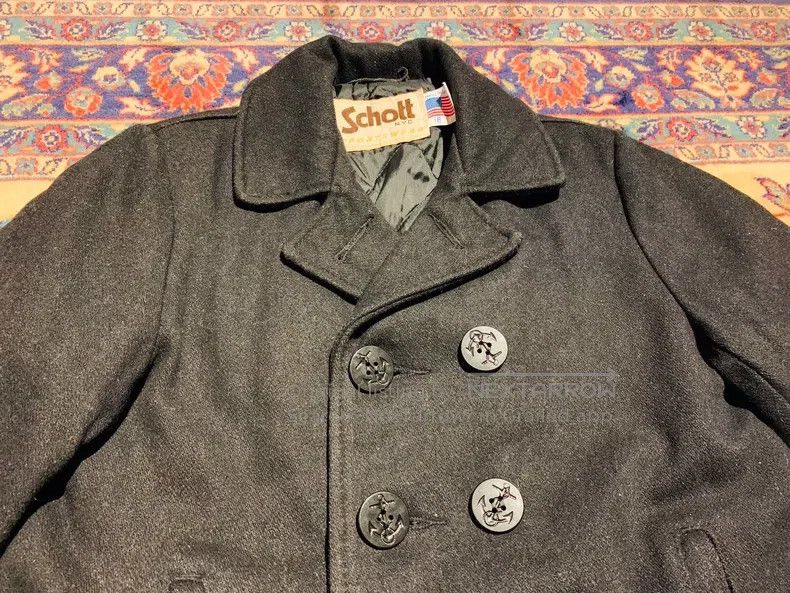 Schott Schott Navy coat Size US M / EU 48-50 / 2 - 2 Thumbnail