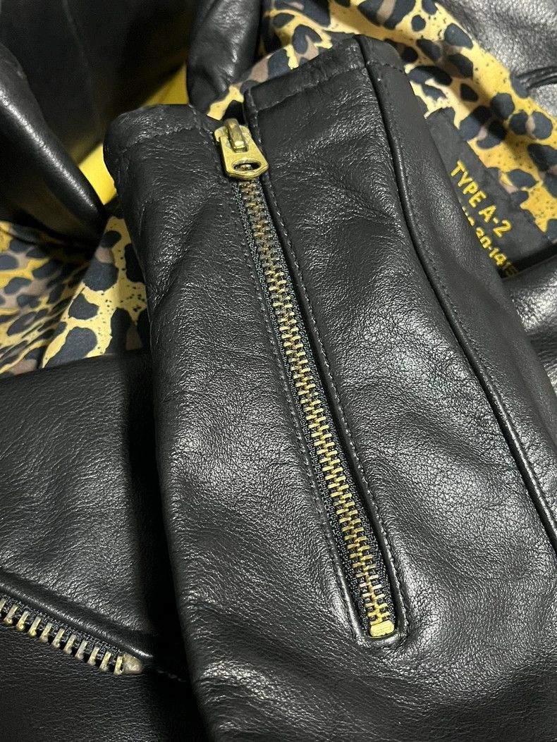 Schott Schott Co-branded buffalo leather leopard print leather ja Size US M / EU 48-50 / 2 - 7 Thumbnail