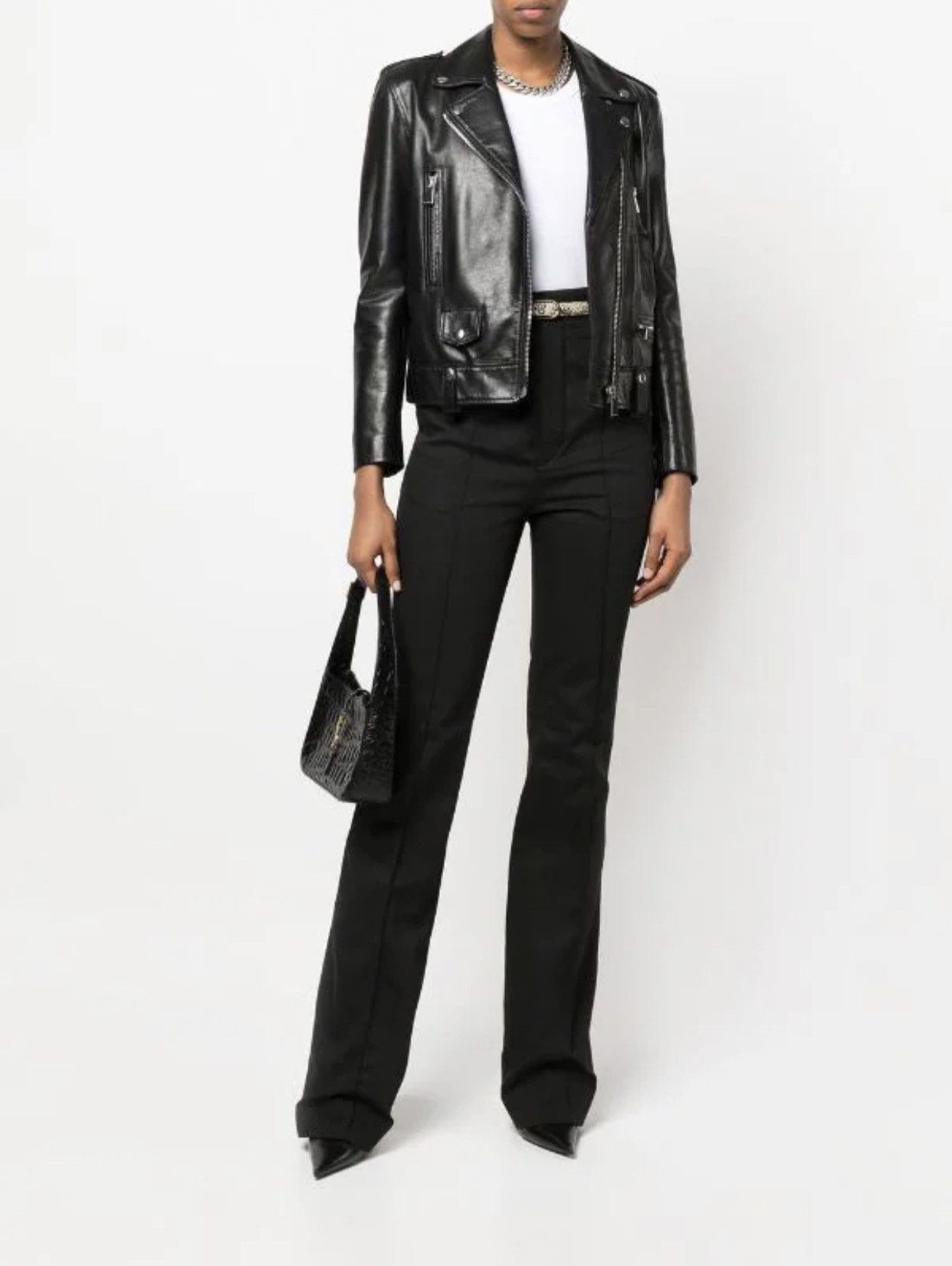 Hedi Slimane × Saint Laurent Paris BNWT! Saint Laurent ladies high rise straight fit jeans Size 28" / US 6 / IT 42 - 1 Thumbnail