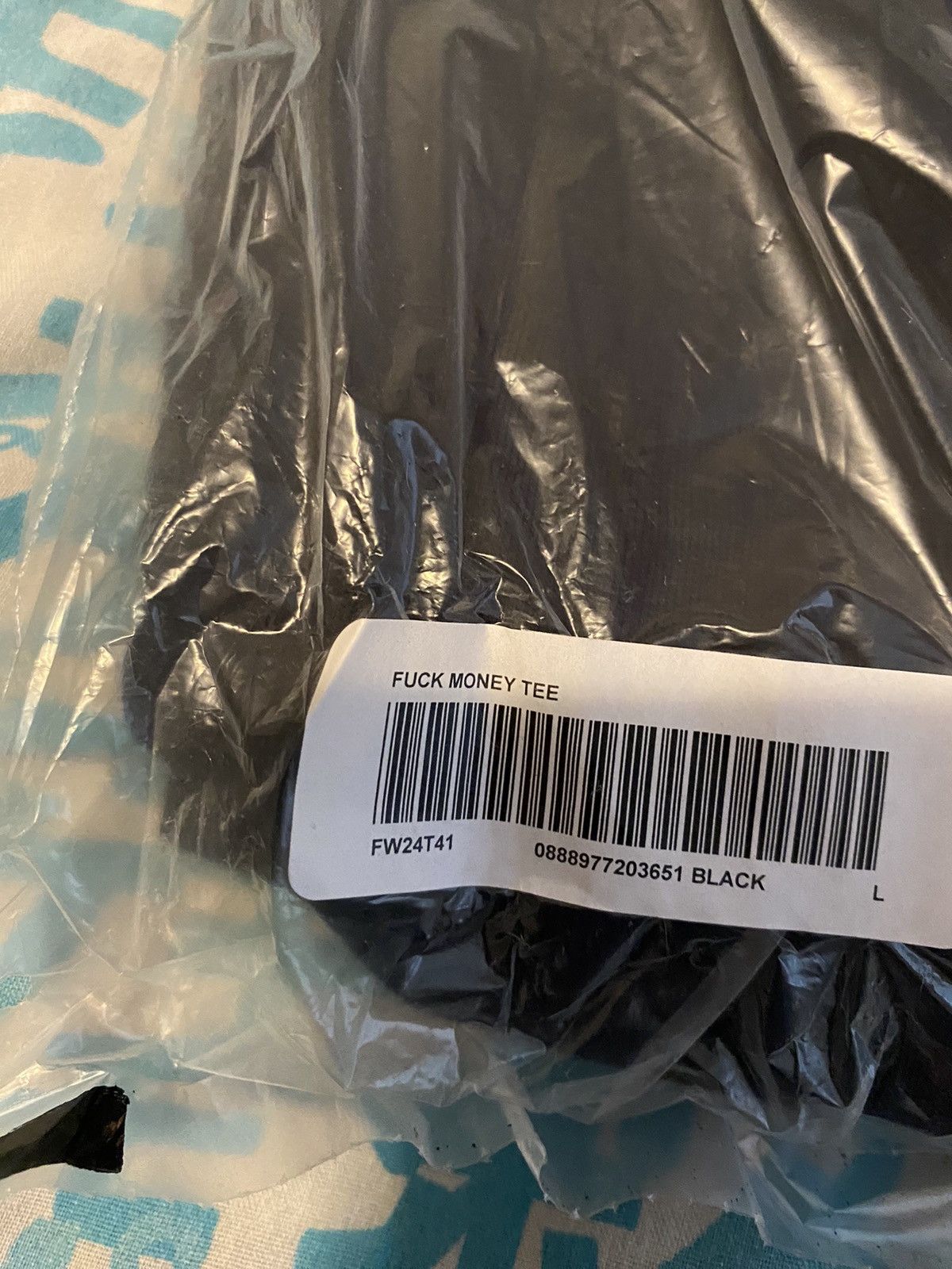 Supreme Supreme Fuck Money Tee Size Large Black Size US L / EU 52-54 / 3 - 4 Thumbnail