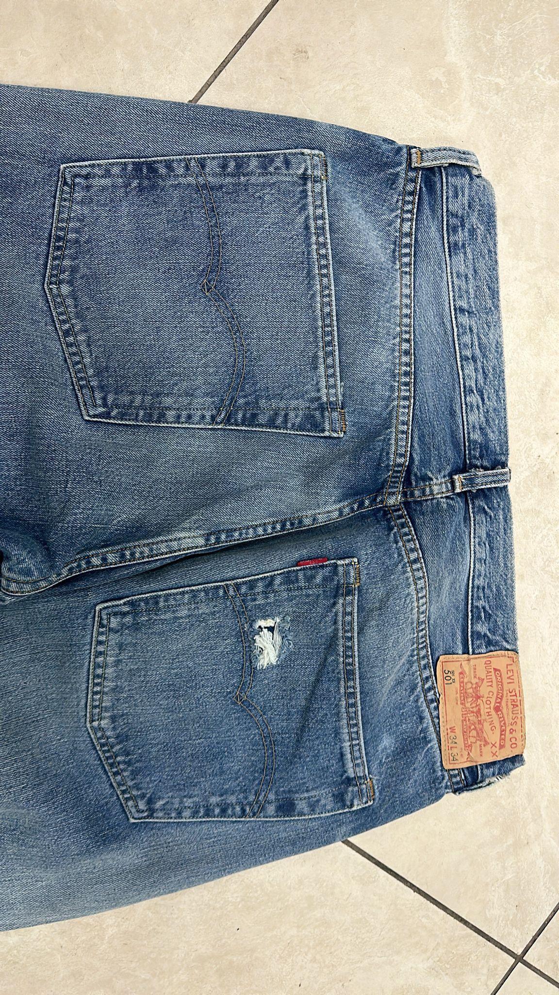 Levi's Vintage Clothing LVC Levi's Vintage Clothing 1966 501XX BigE Selvedge Jeans Size US 34 / EU 50 - 7 Thumbnail