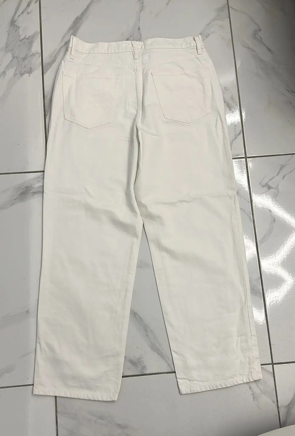 Stussy × Vintage Stussy Big Ol Jean Size 29 White Size US 29 - 3 Thumbnail