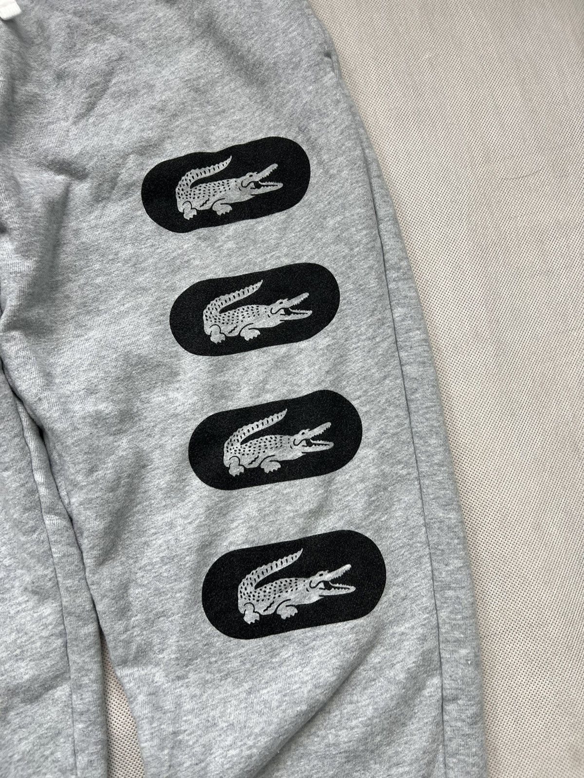 Lacoste Pants Lacoste Big Logo Grey Size US 34 / EU 50 - 2 Thumbnail