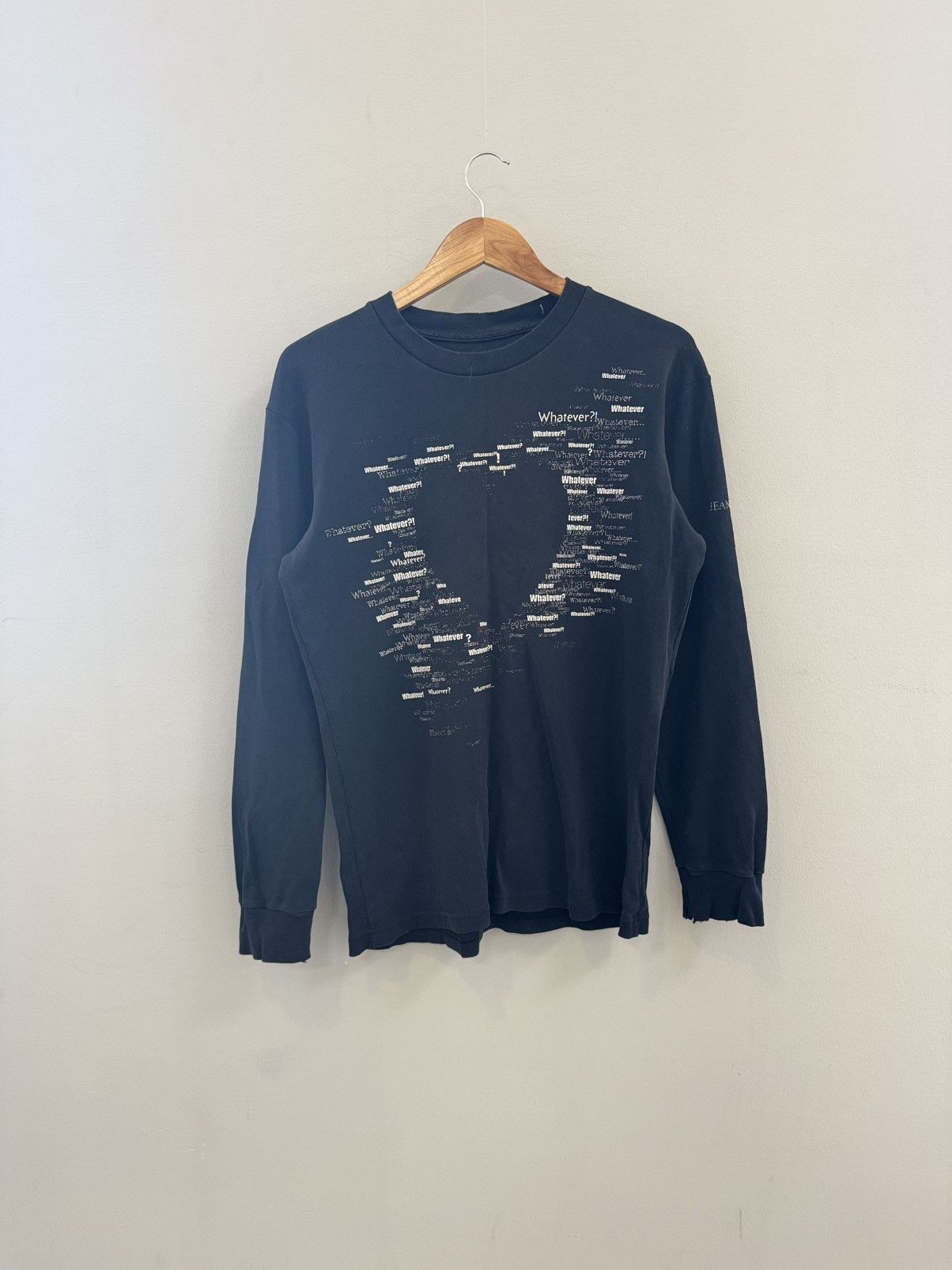 Moschino × Vintage Vintage Moschino Long Sleeve Avant Garde Moschino Crewneck Size US XL / EU 56 / 4 - 1 Thumbnail