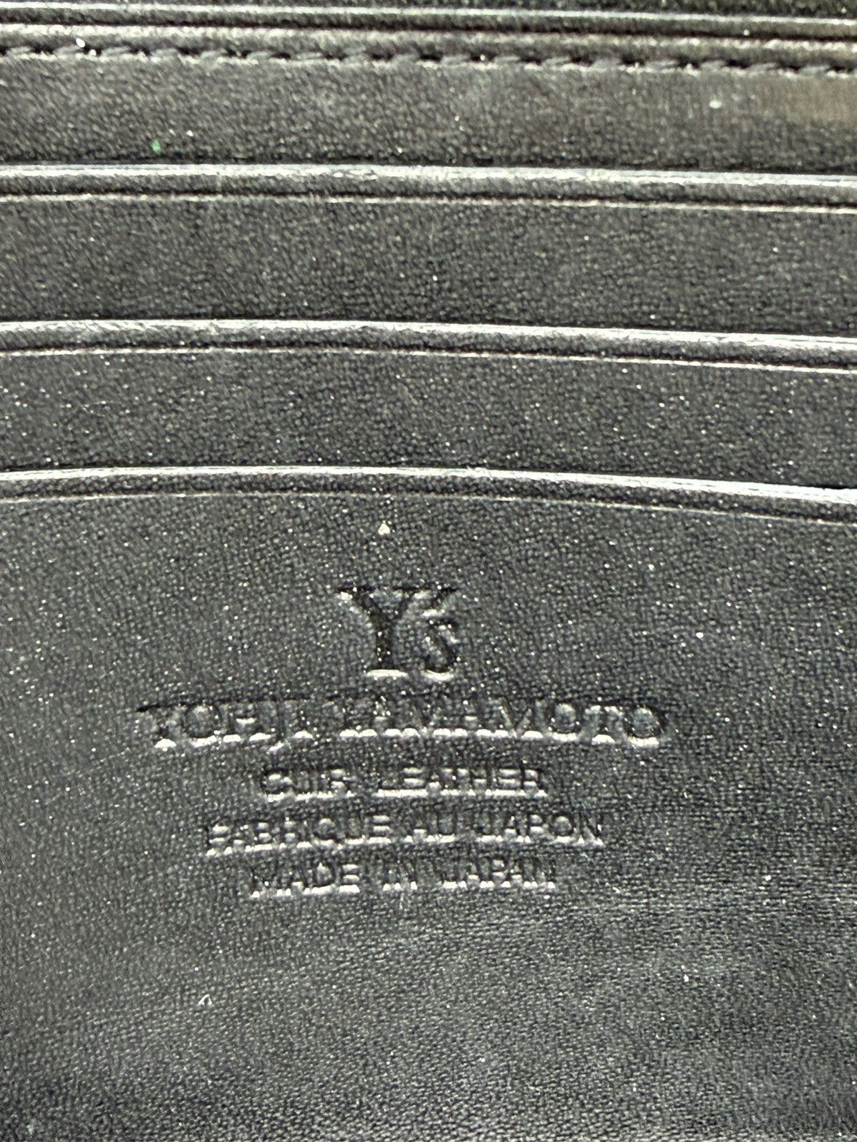 Yohji Yamamoto Yohji Yamamoto Leather Wallet Black Size ONE SIZE - 4 Thumbnail