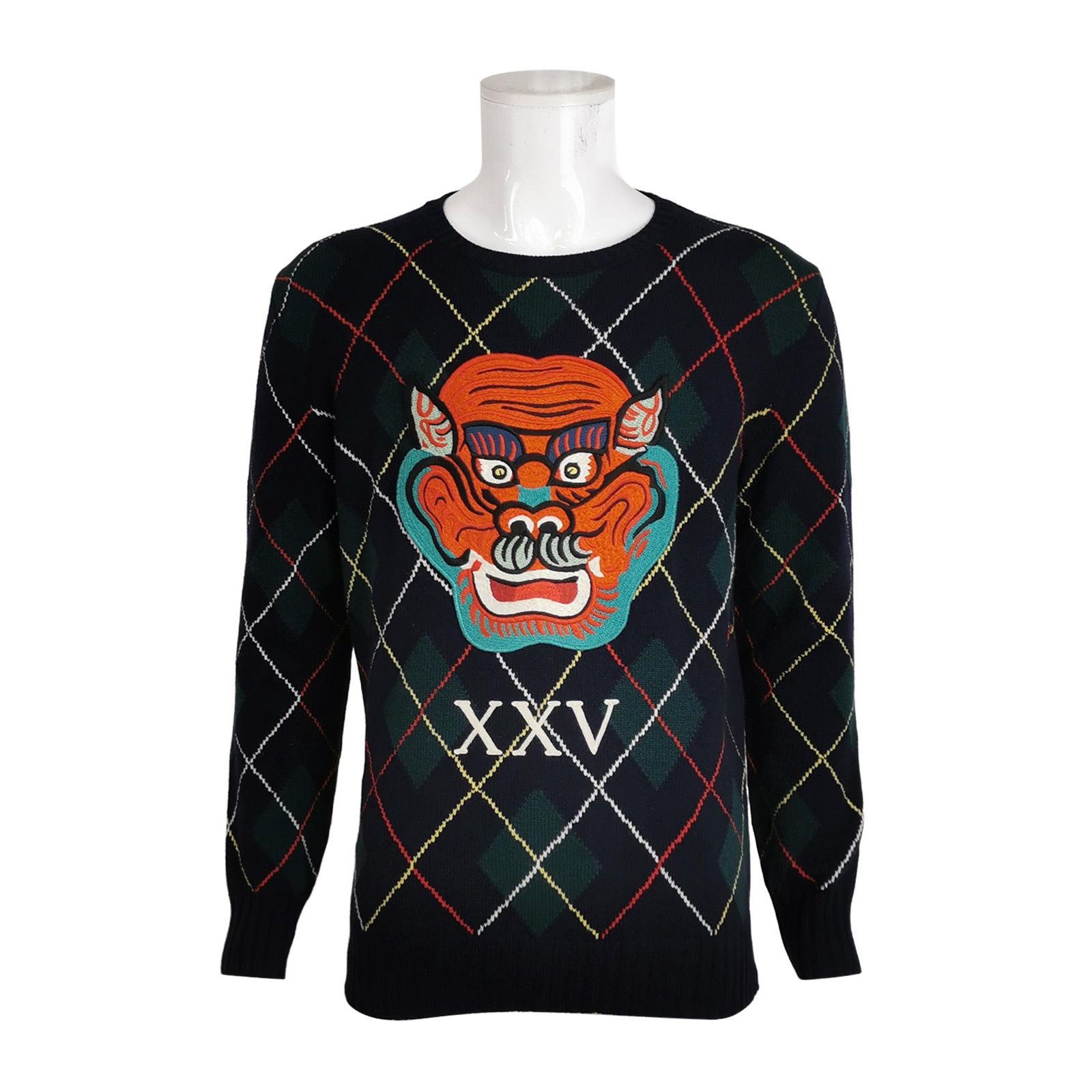 Gucci Gucci Wool Patterned Crewneck Sweater S Size US S / EU 44-46 / 1 - 1 Thumbnail