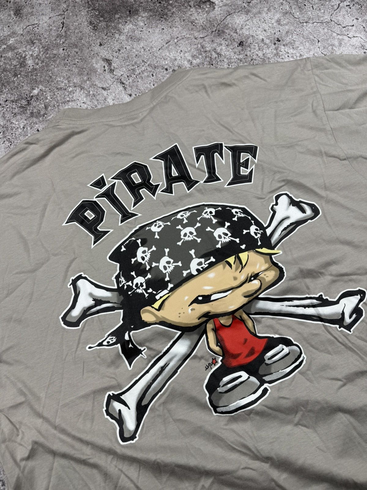 JNCO × Vintage Vintage up star Pirate Girl Skateboards baggy Tshirt Size US XL / EU 56 / 4 - 5 Thumbnail