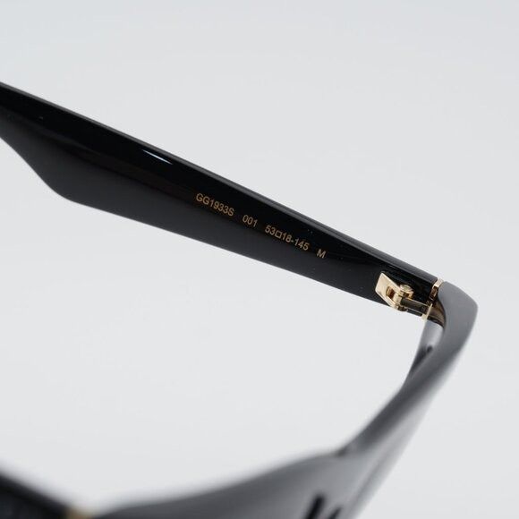 Gucci Gucci GG1933S 001 Sunglasses Shiny Black Square Frame, Smoke Size ONE SIZE - 6 Thumbnail