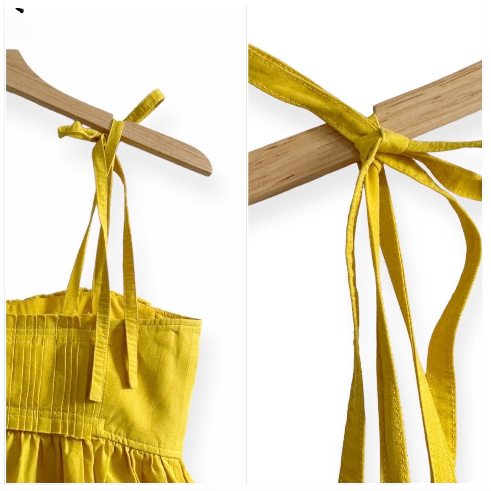 Ulla Johnson Ulla Johnson Laetitia Tie Strap Cotton & Linen Blend Midi Dr Size XS / US 0-2 / IT 36-38 - 13 Thumbnail