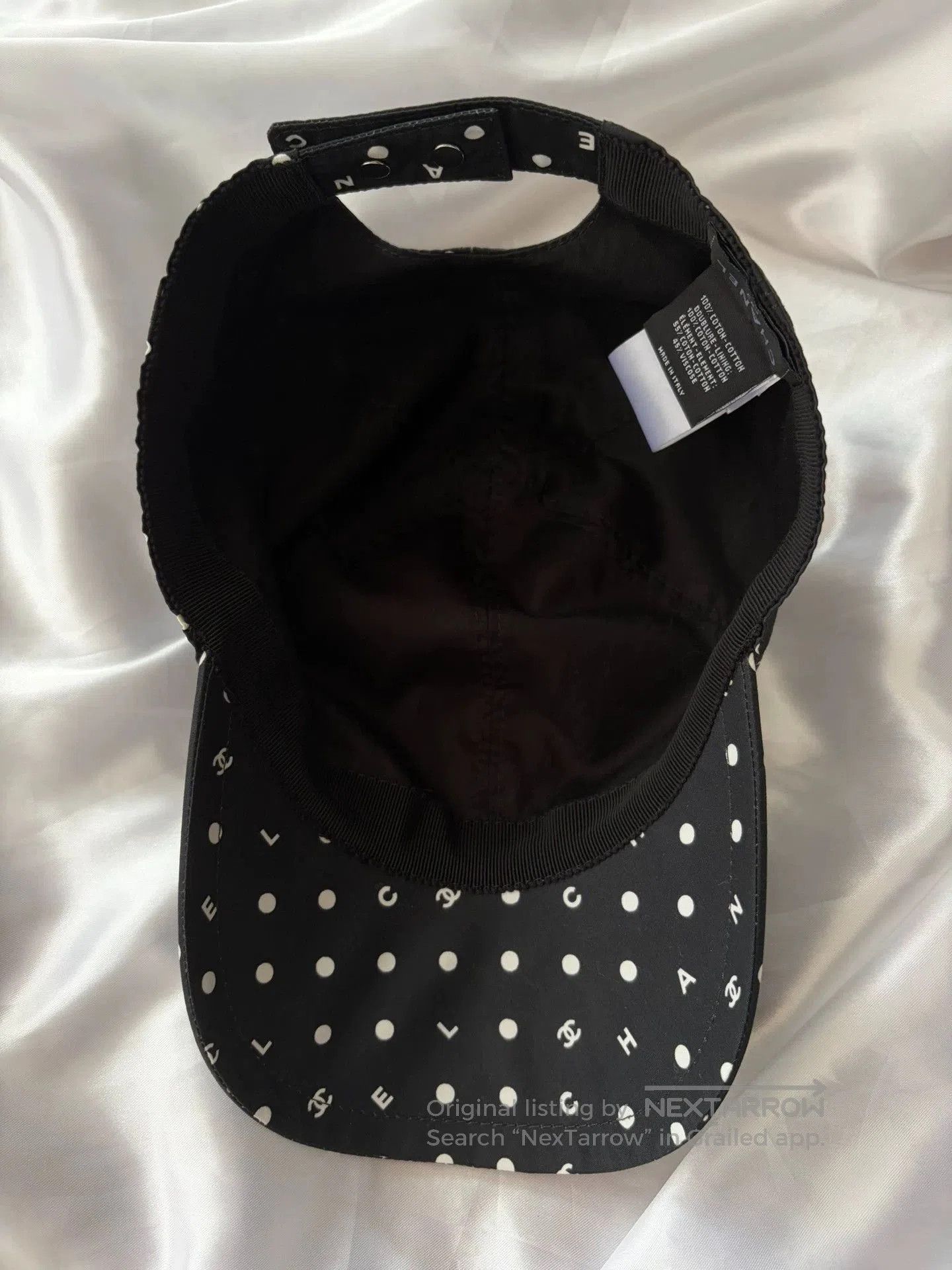Chanel Chanel 24P Polka Dot Logo Baseball Cap. Size ONE SIZE - 2 Thumbnail