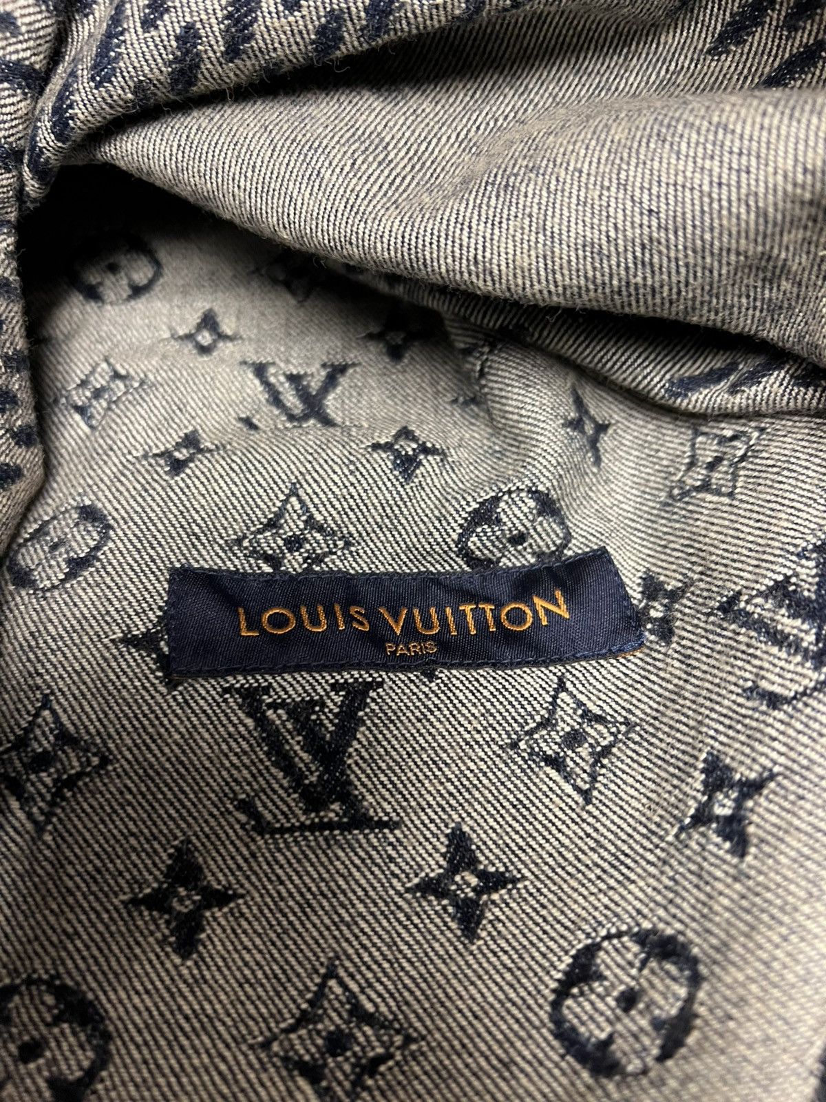Louis Vuitton Louis Vuitton Nigo Giant Damier Waves Monogram Denim Jacket Size US M / EU 48-50 / 2 - 6 Thumbnail