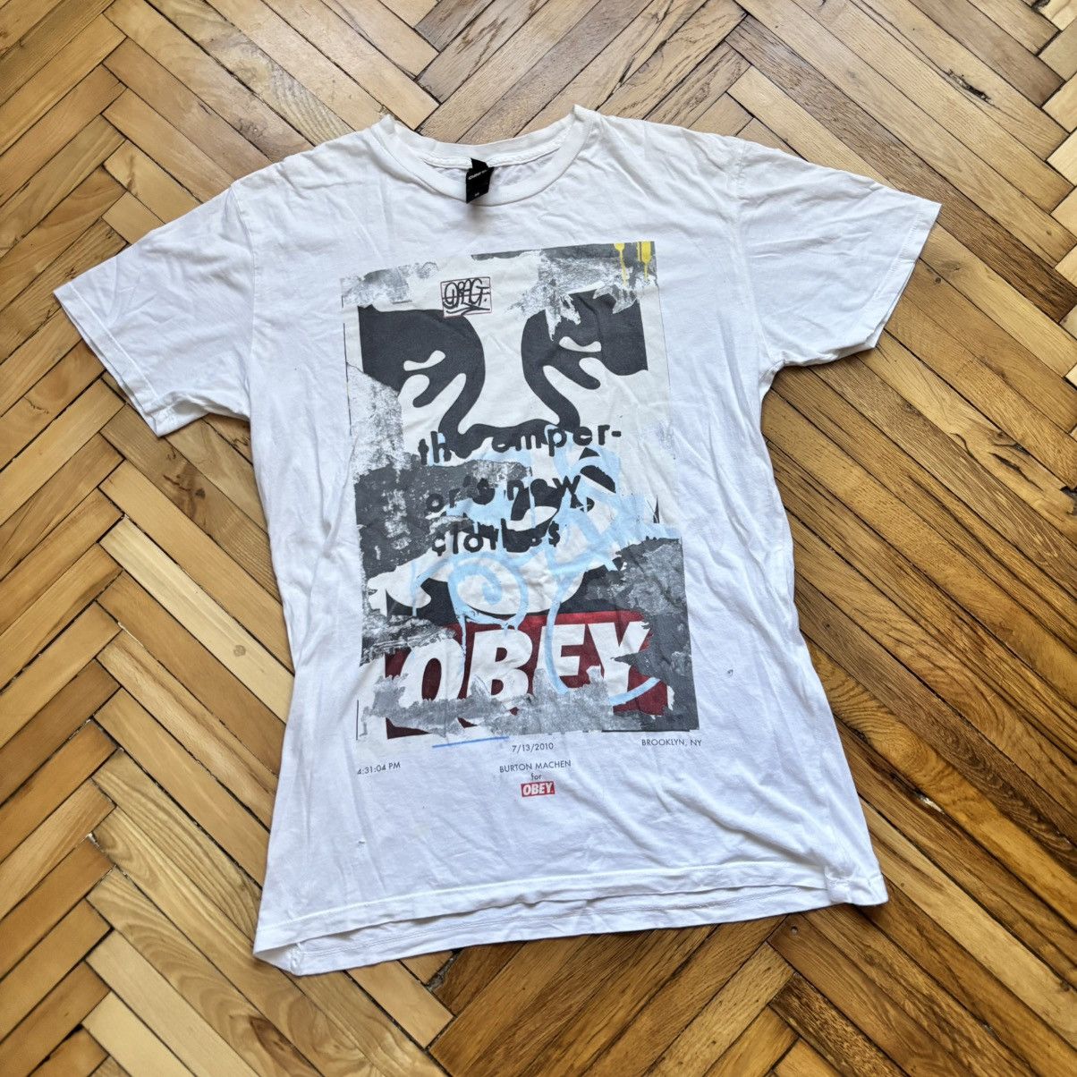 Obey Vintage Avant-Garde Obey T-Shirt Size US M / EU 48-50 / 2 - 1 Thumbnail
