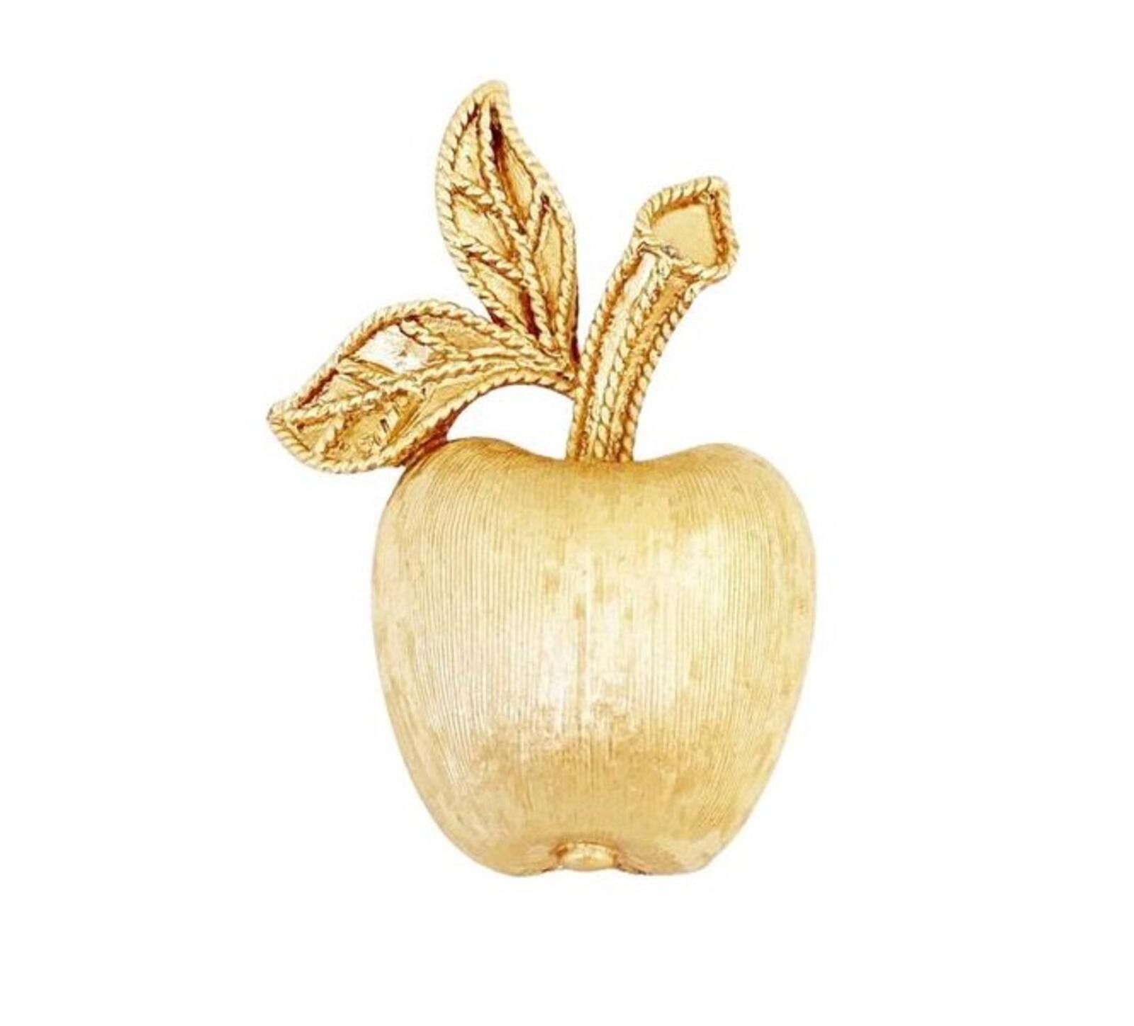 Other Vintage Avon Gilded Apple Gold Tone Brooch 1974 Size ONE SIZE - 2 Thumbnail