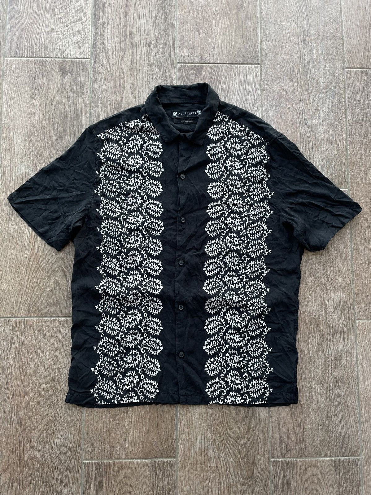 Allsaints Vintage Mans AllSaints Taro Shirt Button Up Size US S / EU 44-46 / 1 - 1 Thumbnail