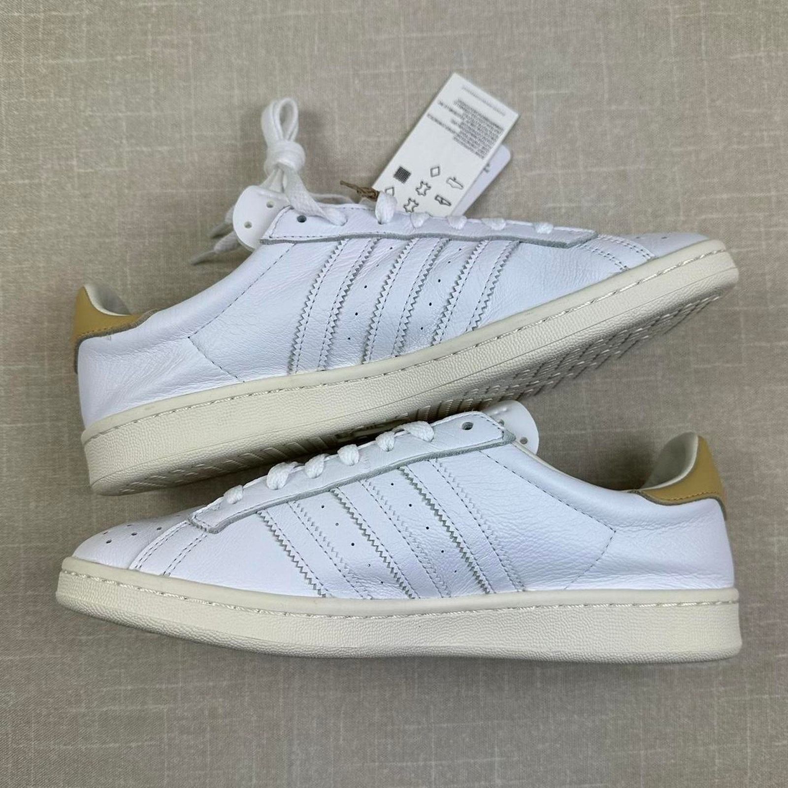 Adidas 2021 Adidas Earlham Leather "White Gold" Size US 8 / EU 41 - 4 Thumbnail
