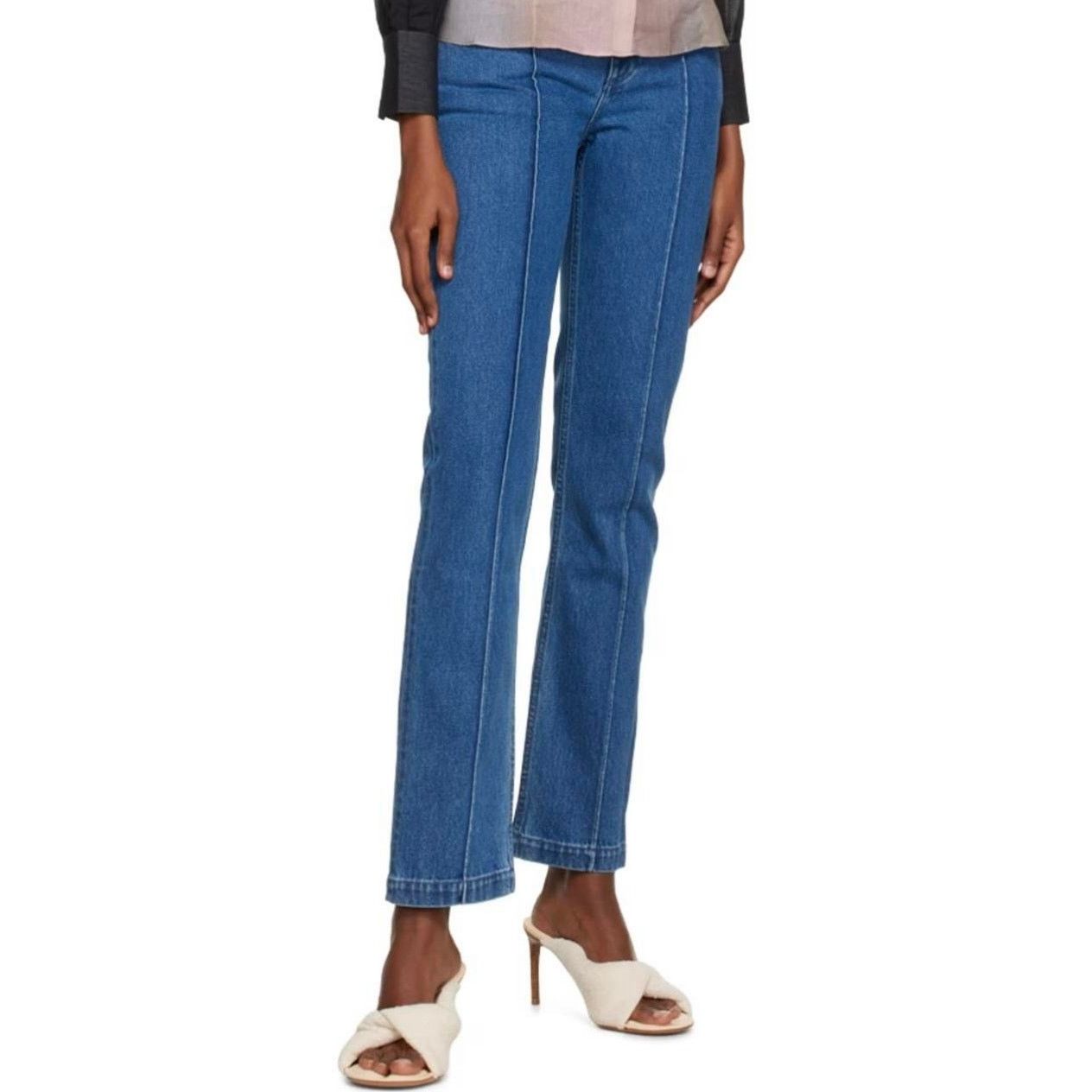 Paloma Wool Paloma wool low rise blue jeans size 38 US 8-10 DR Size 29" - 1 Thumbnail