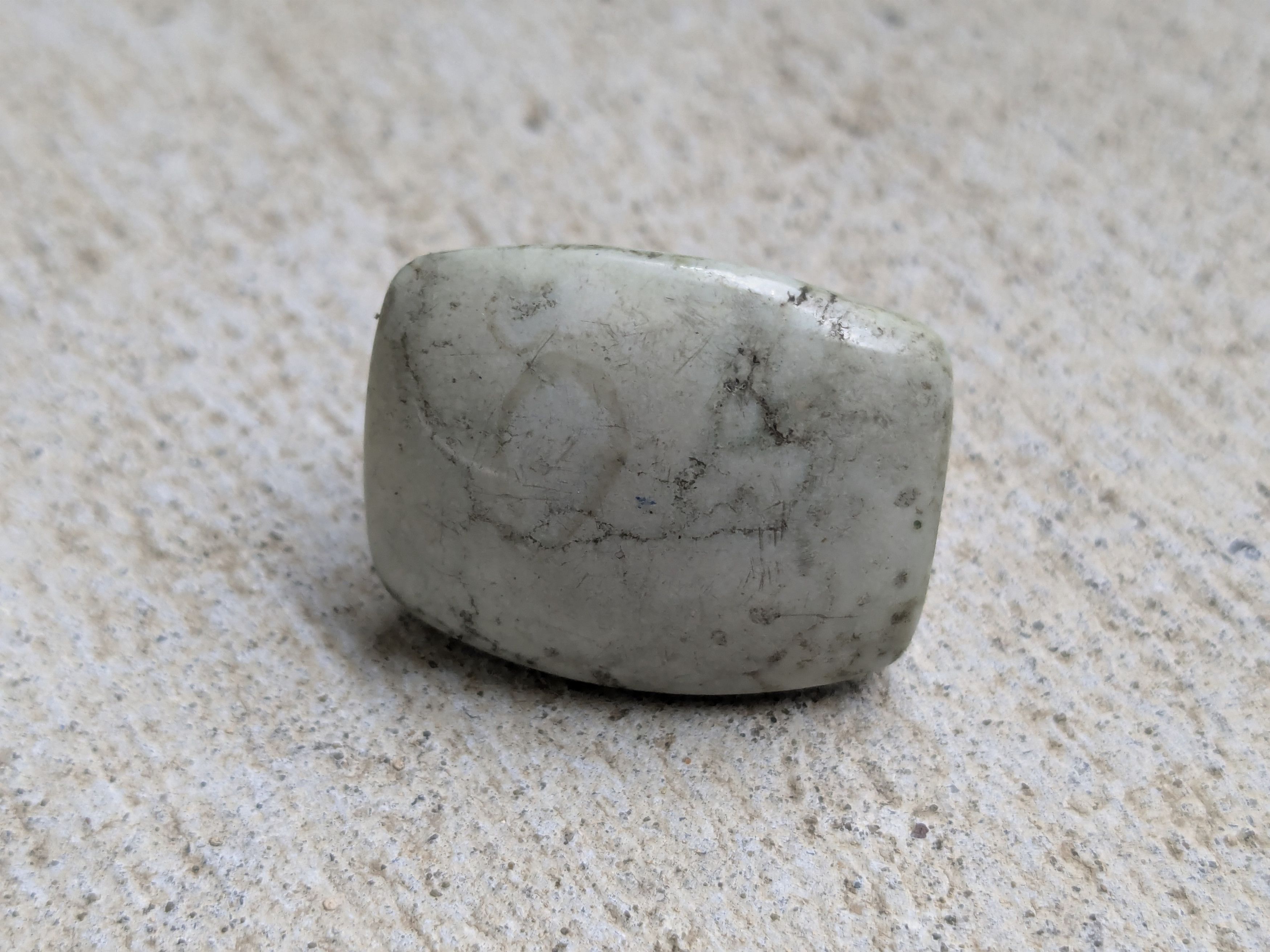 Jewelry Vintage Sterling Silver Ring Blue Howlite 7.75 Modern Size ONE SIZE - 5 Thumbnail