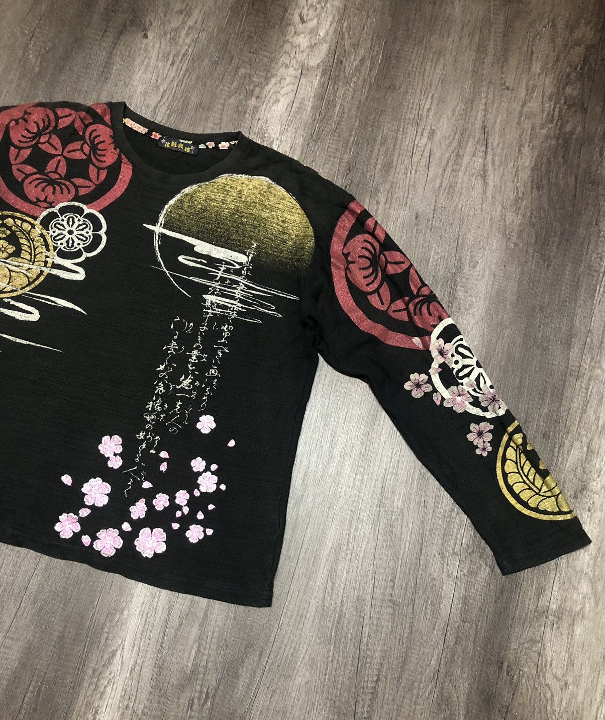 Japanese Brand Japanese Brand Sukajan Style Long Sleeve Tee Shirt Size US L / EU 52-54 / 3 - 2 Thumbnail