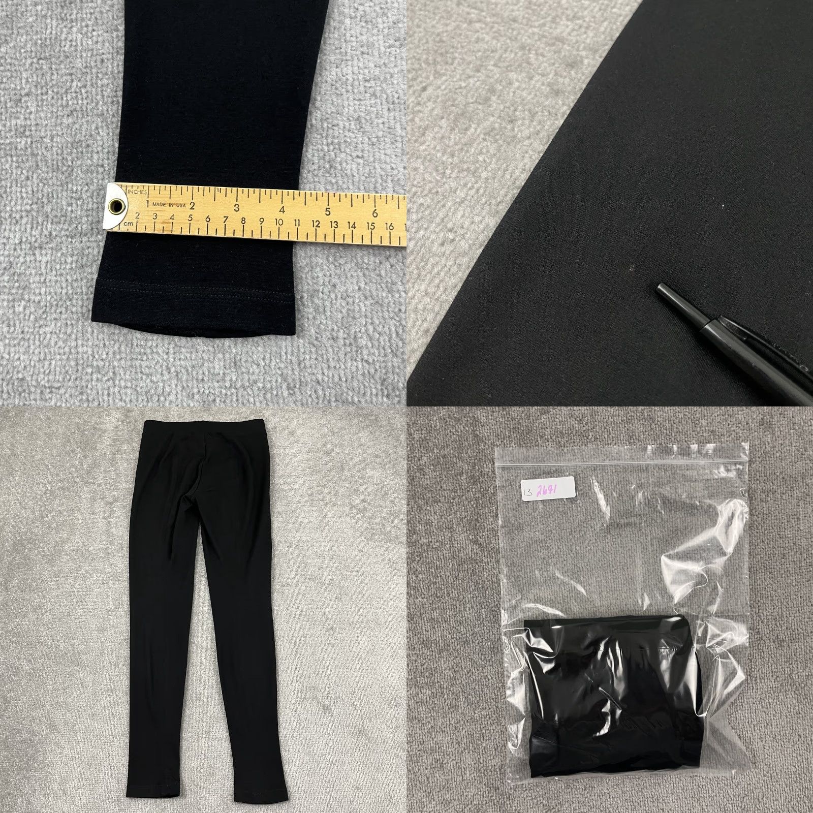 Vince Vince Pants Womens Medium / 31" Black Skinny Compression Stretch Pull On Office Size 32" / US 10 / IT 46 - 8 Thumbnail
