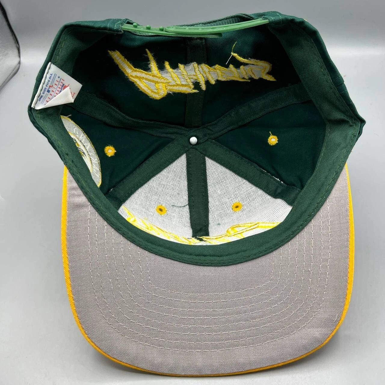 Signatures × Vintage Oakland Athletics Hat Men Signatures MLB Snap Back Cap New Size ONE SIZE - 2 Thumbnail