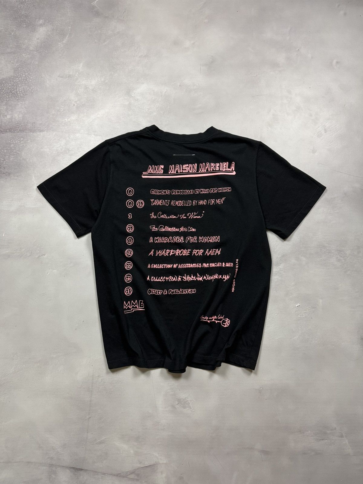 MM6 × Maison Margiela Ss20 MM6 Maison Margiela Line Chart Tee(Black/M) Size US M / EU 48-50 / 2 - 1 Thumbnail