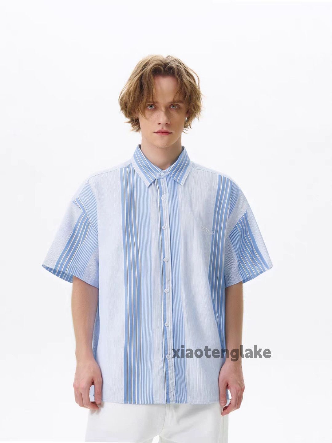 Designer Unisex outdoor utility striped yuppie Hawaiian shirt Size US L / EU 52-54 / 3 - 3 Thumbnail