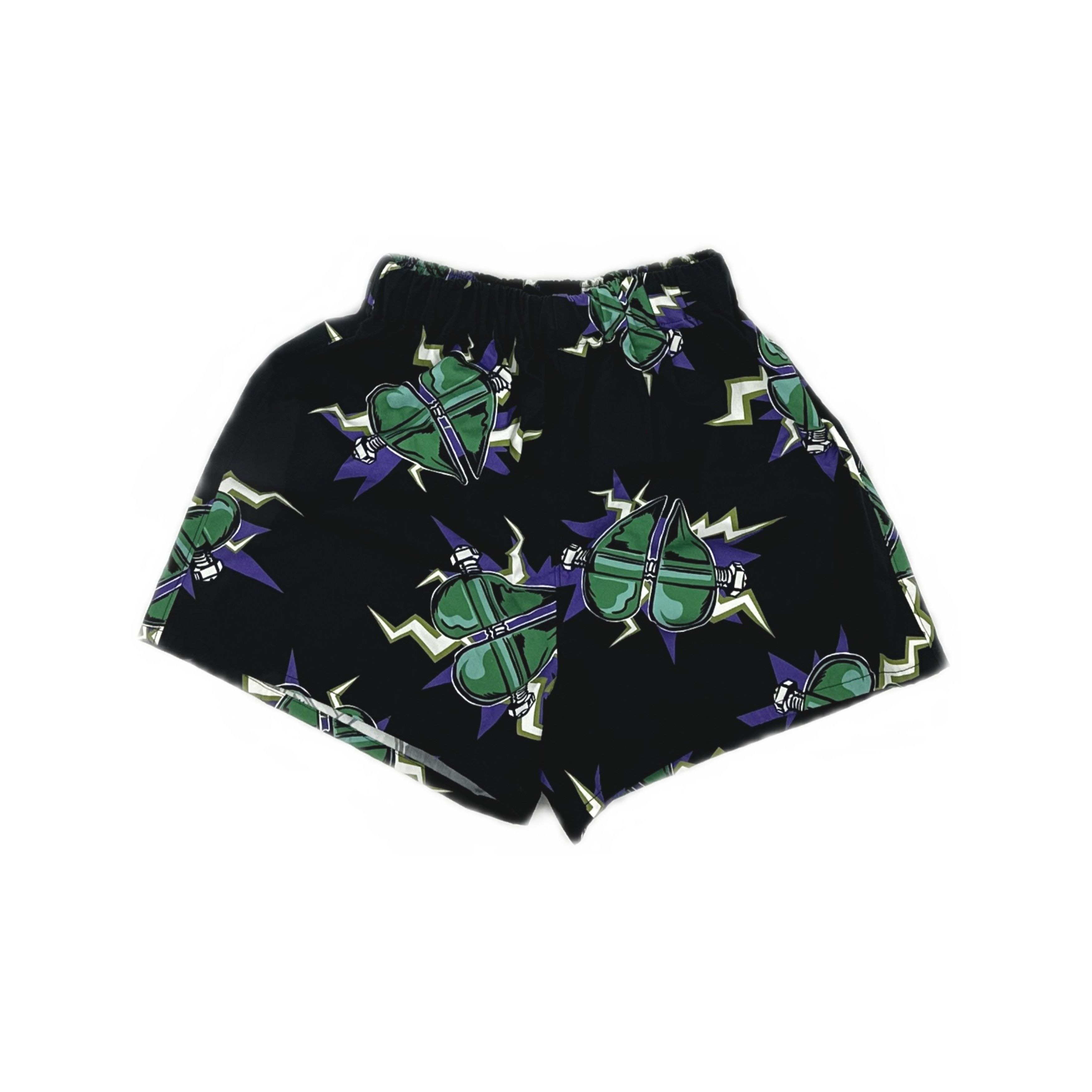 Prada Prada Frankenstein Heart Print Shorts Size 38 Size 26" / US 2 / IT 38 - 1 Thumbnail