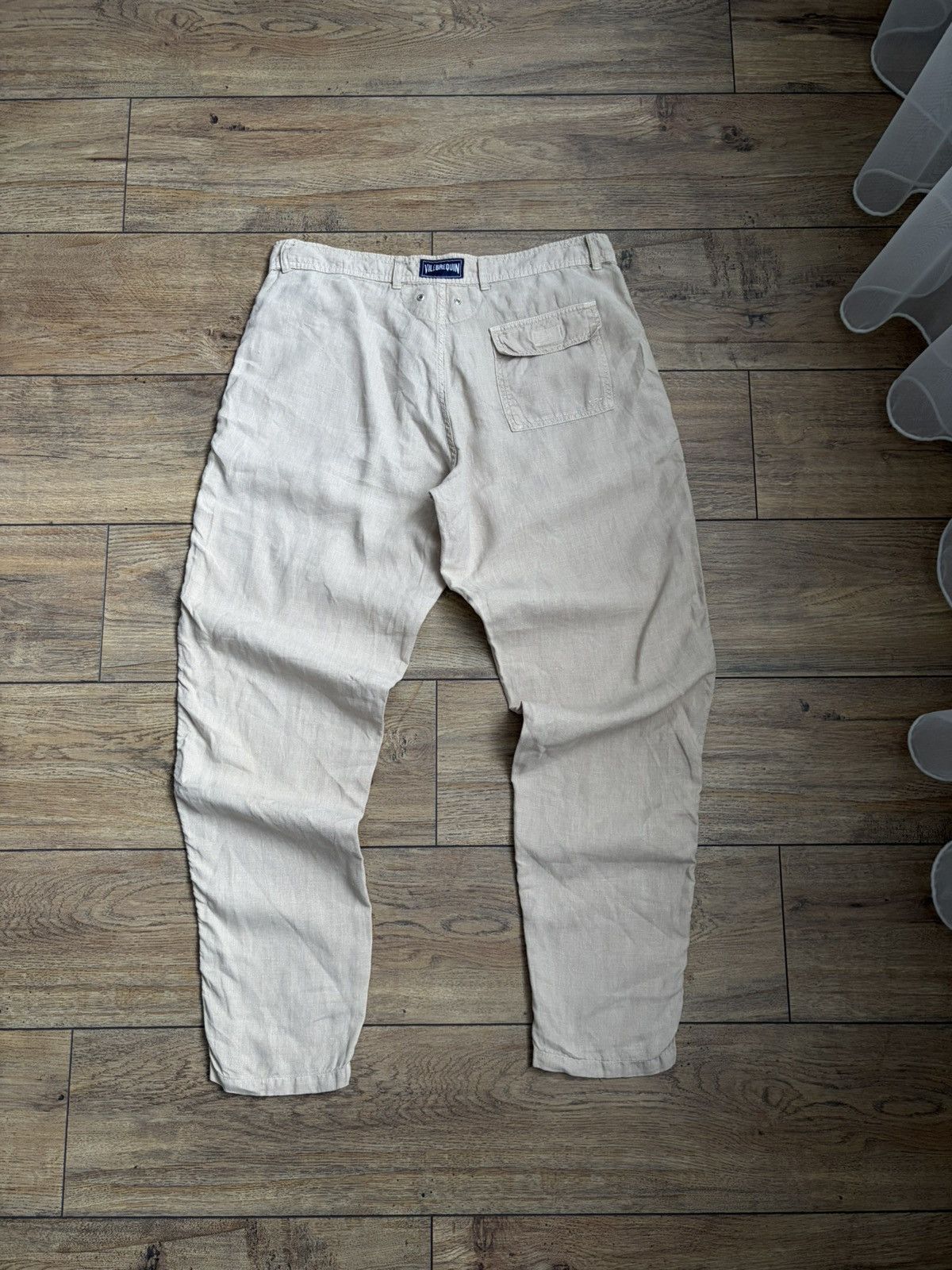 Vilebrequin Vilebrequin Linen Beige Pants Size US 34 / EU 50 - 4 Thumbnail