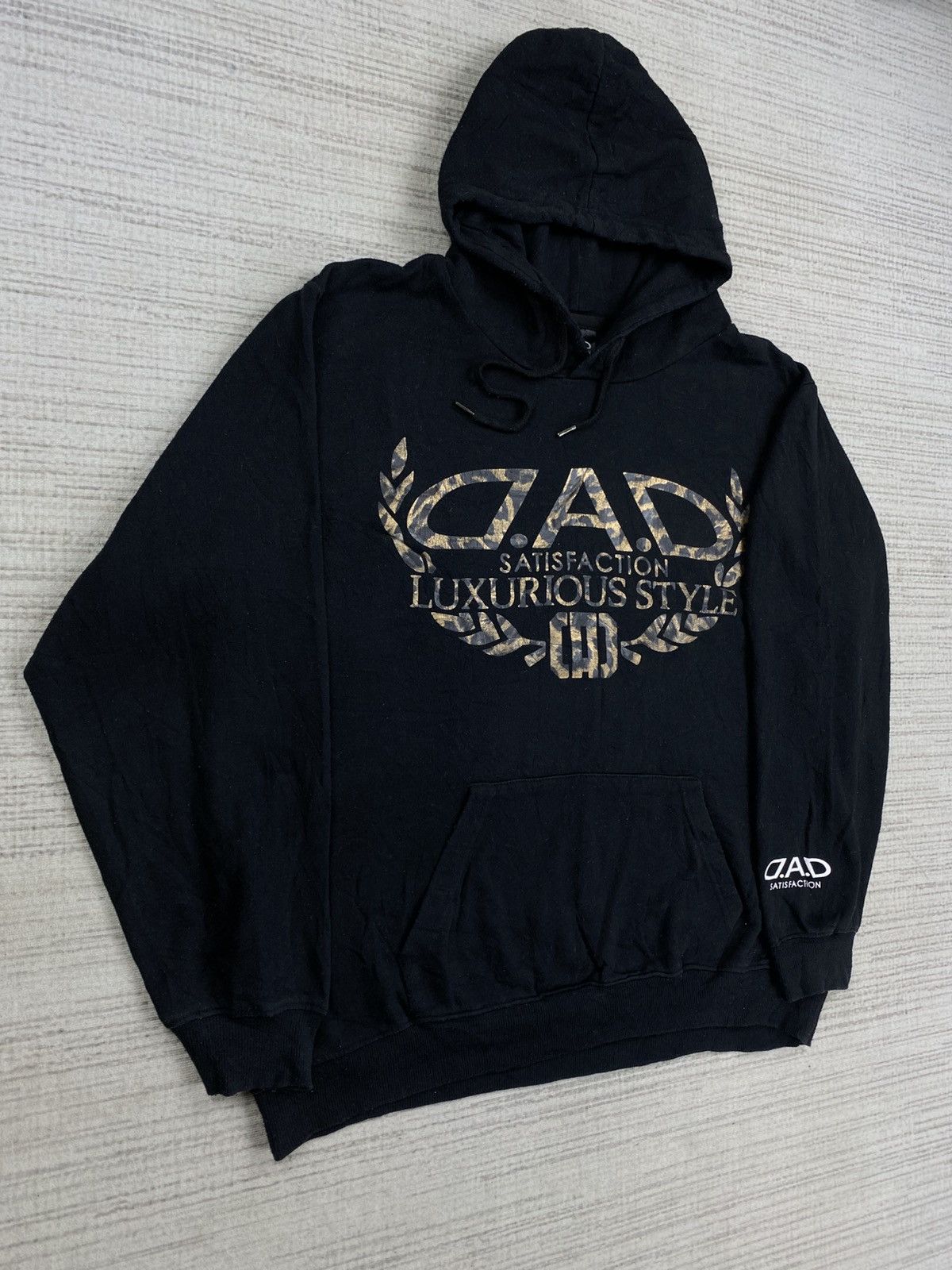 Other Vintage D.A.D Satisfaction Racing Back Hit Printed Hoodie Size US XL / EU 56 / 4 - 3 Thumbnail