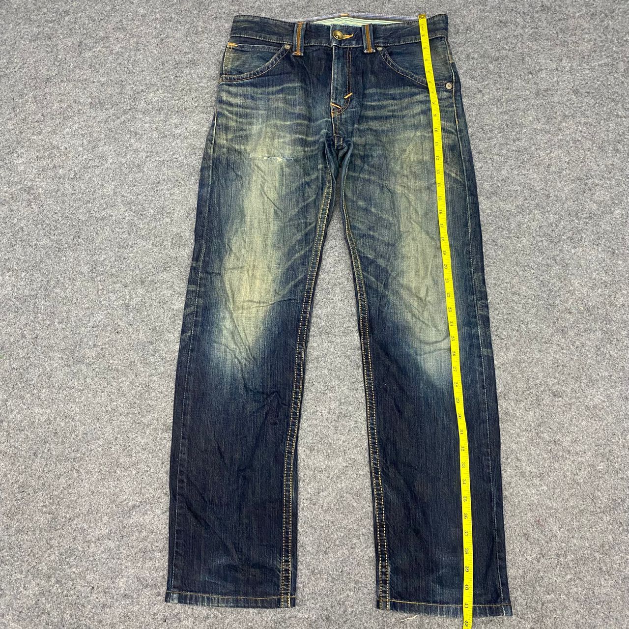 If Six Was Nine 💥 Need Gone💥 Edwin Exclusive Vintage Distressed Denim Size US 32 / EU 48 - 3 Thumbnail