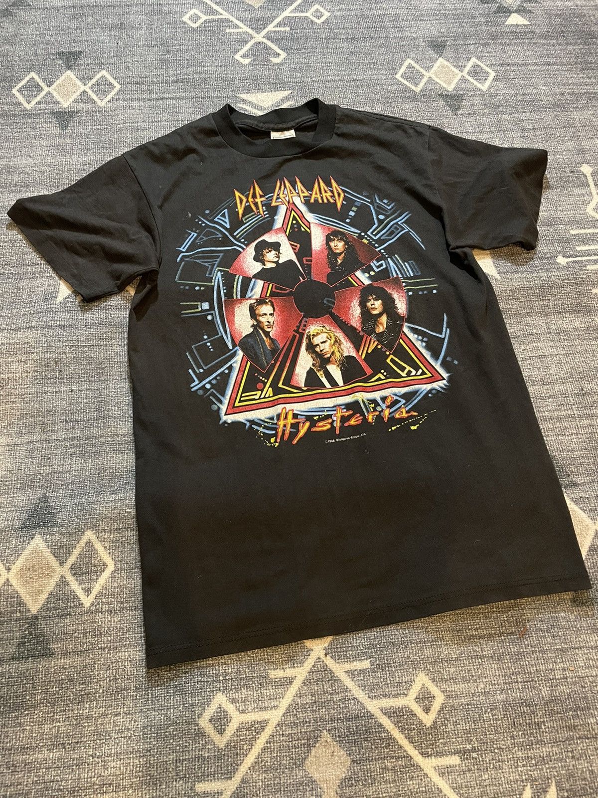Def Leppard 1988 Def Leppard hysteria tour vintage band t shirt