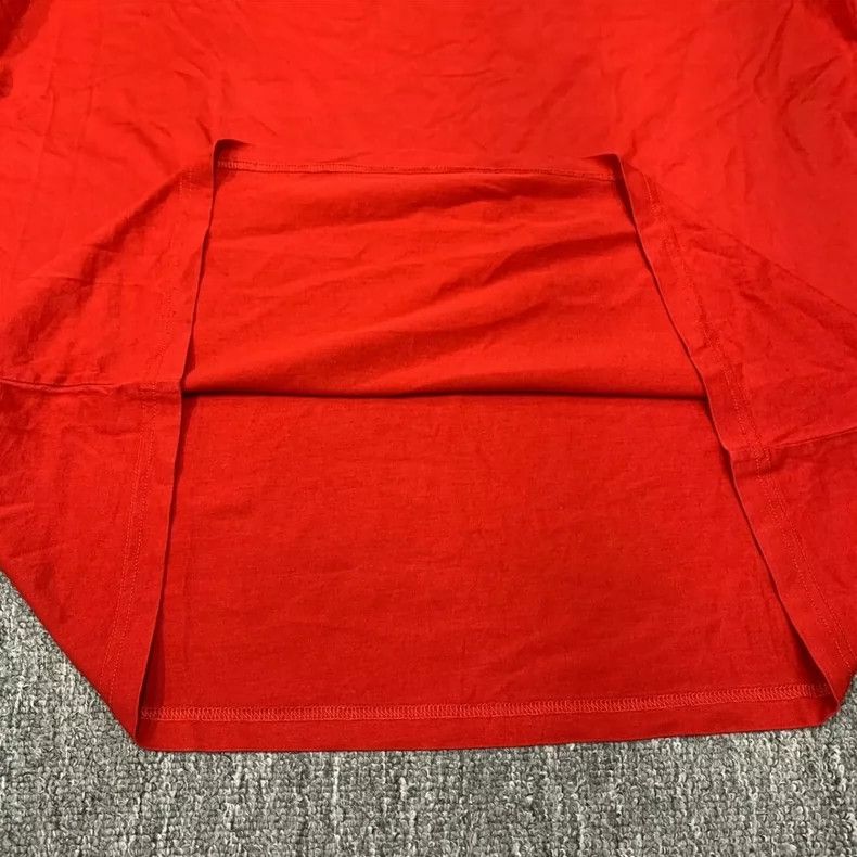 Givenchy Givenchy Red Destroyed Logo Short Sleeve Size L Size US L / EU 52-54 / 3 - 5 Thumbnail