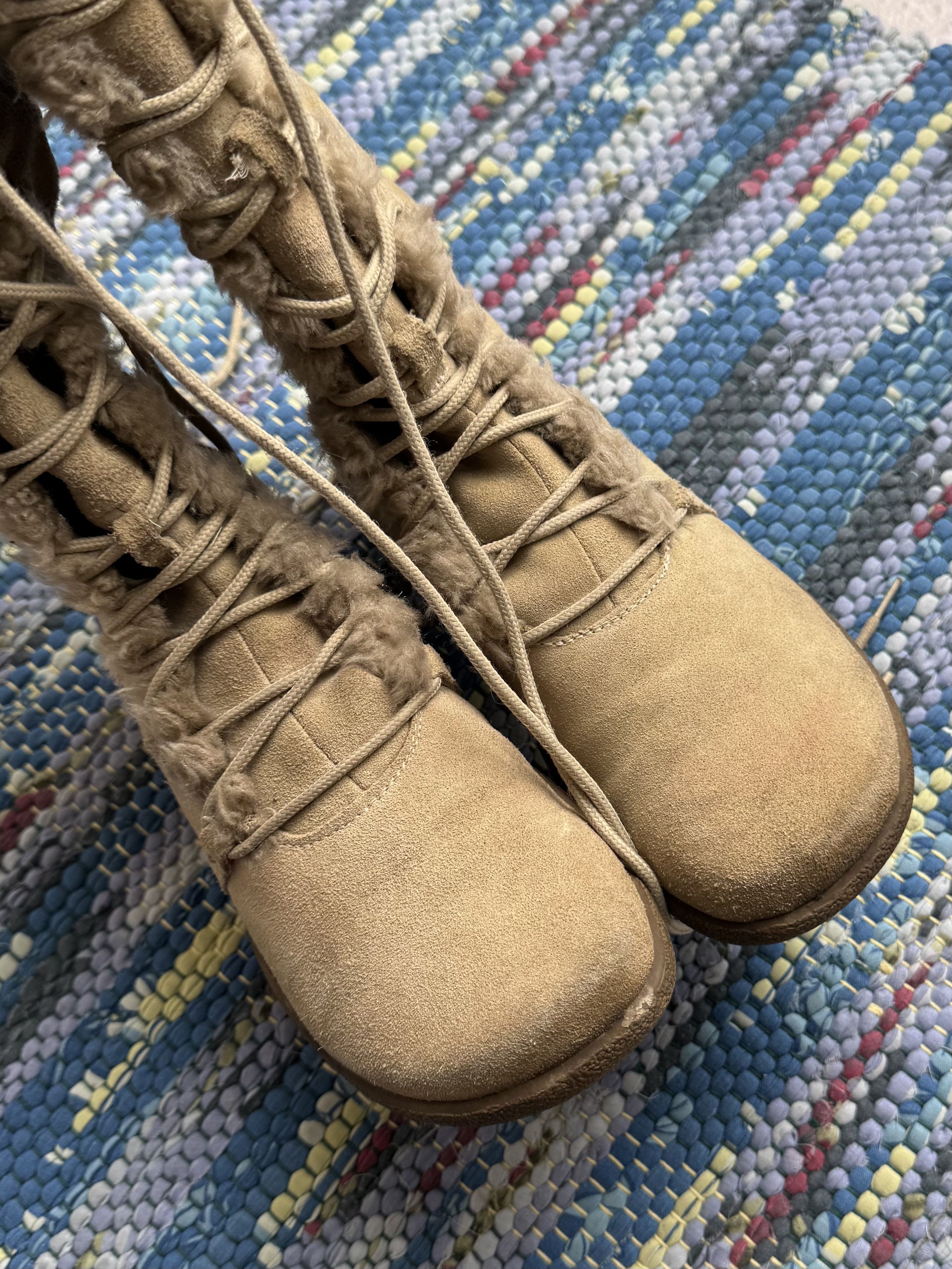 Vintage Vintage Suede Boots With Bondage A8(V1)D15 Size US 6 / IT 36 - 8 Thumbnail