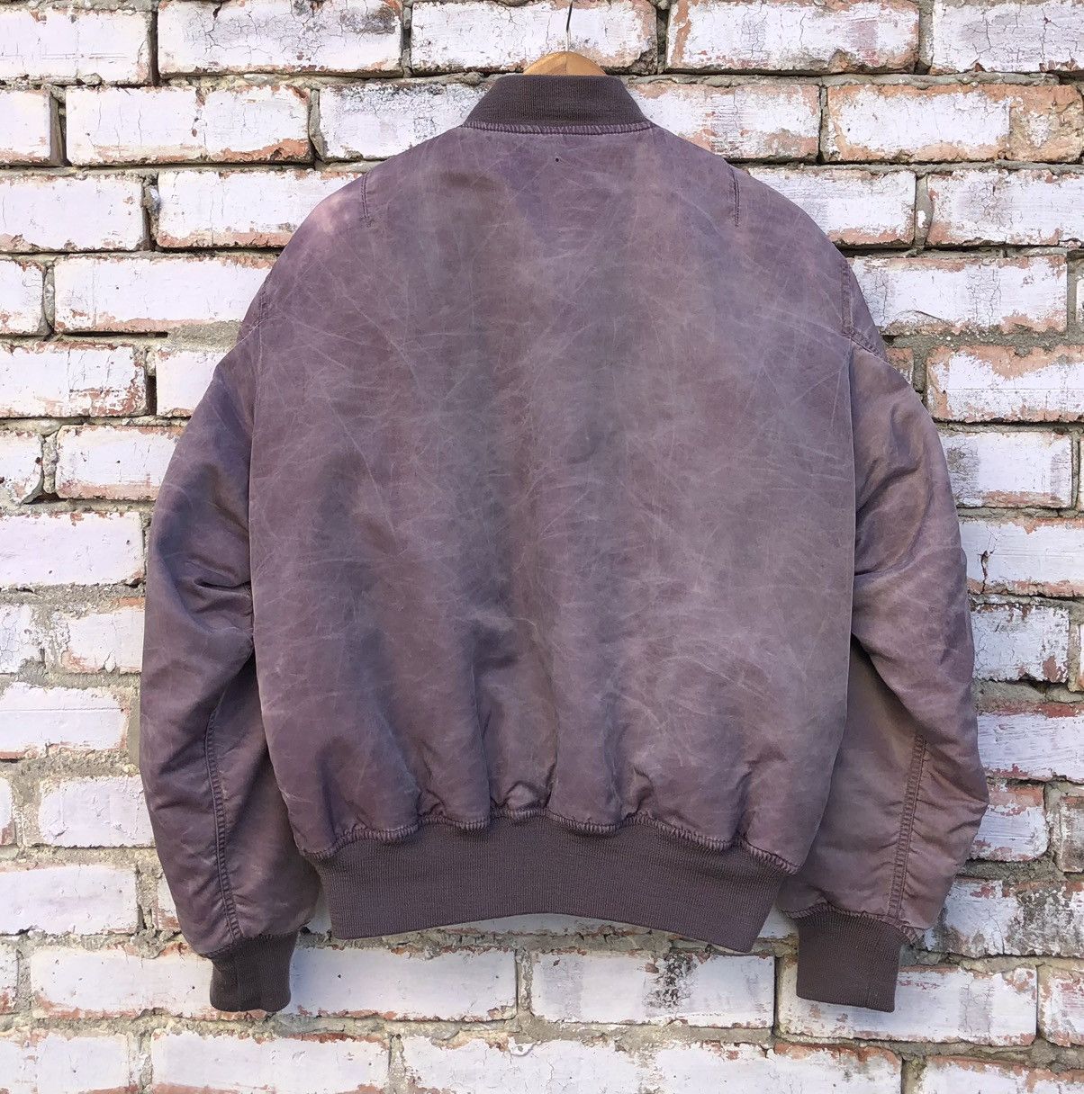 Vintage Vintage Sun Faded Flyer’s Ma-1 Bomber Jacket Size US M / EU 48-50 / 2 - 14 Thumbnail