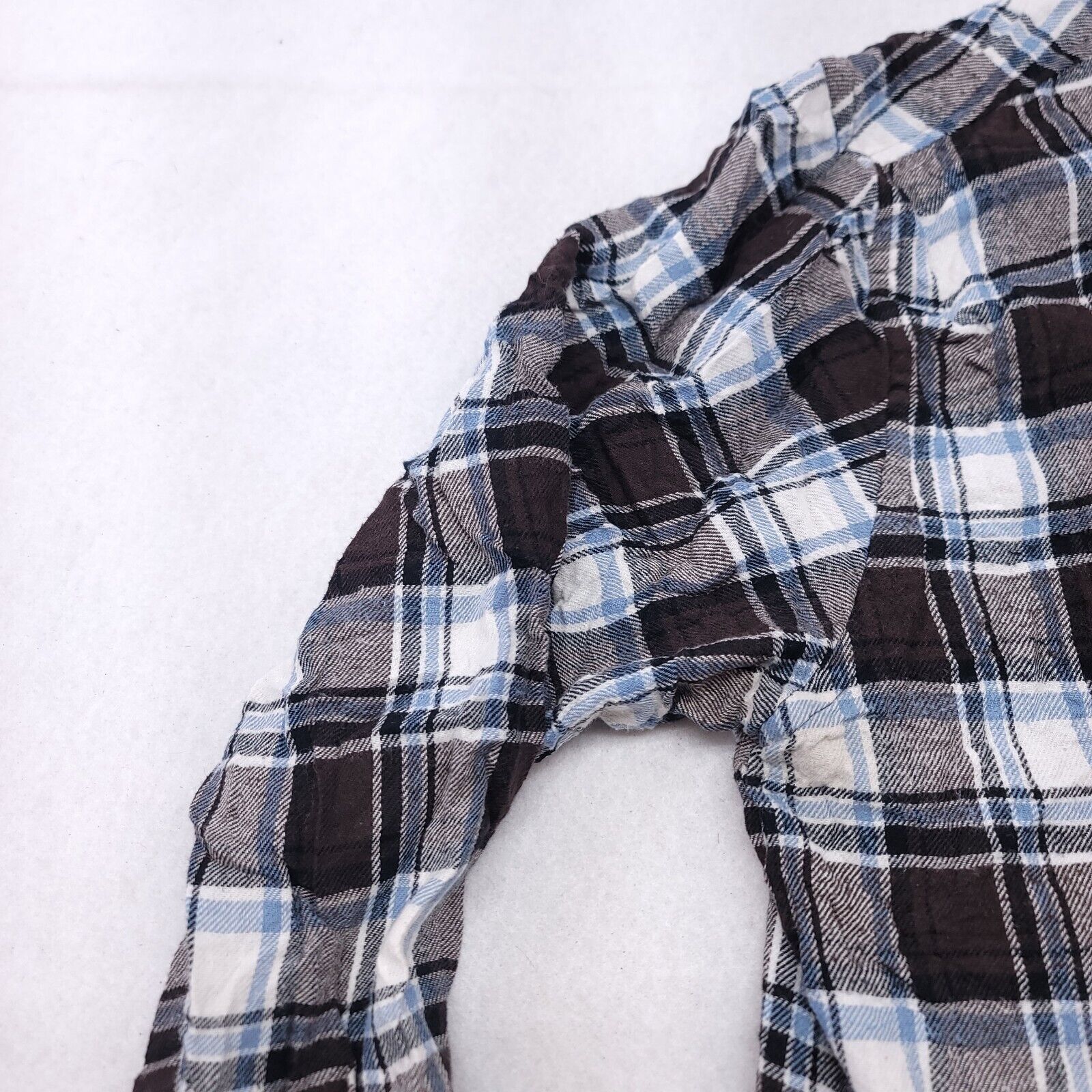 Croft & Barrow Croft & Barrow Tartan Flannel Shirt Mens Size XL Brown Blue Size US XL / EU 56 / 4 - 4 Thumbnail