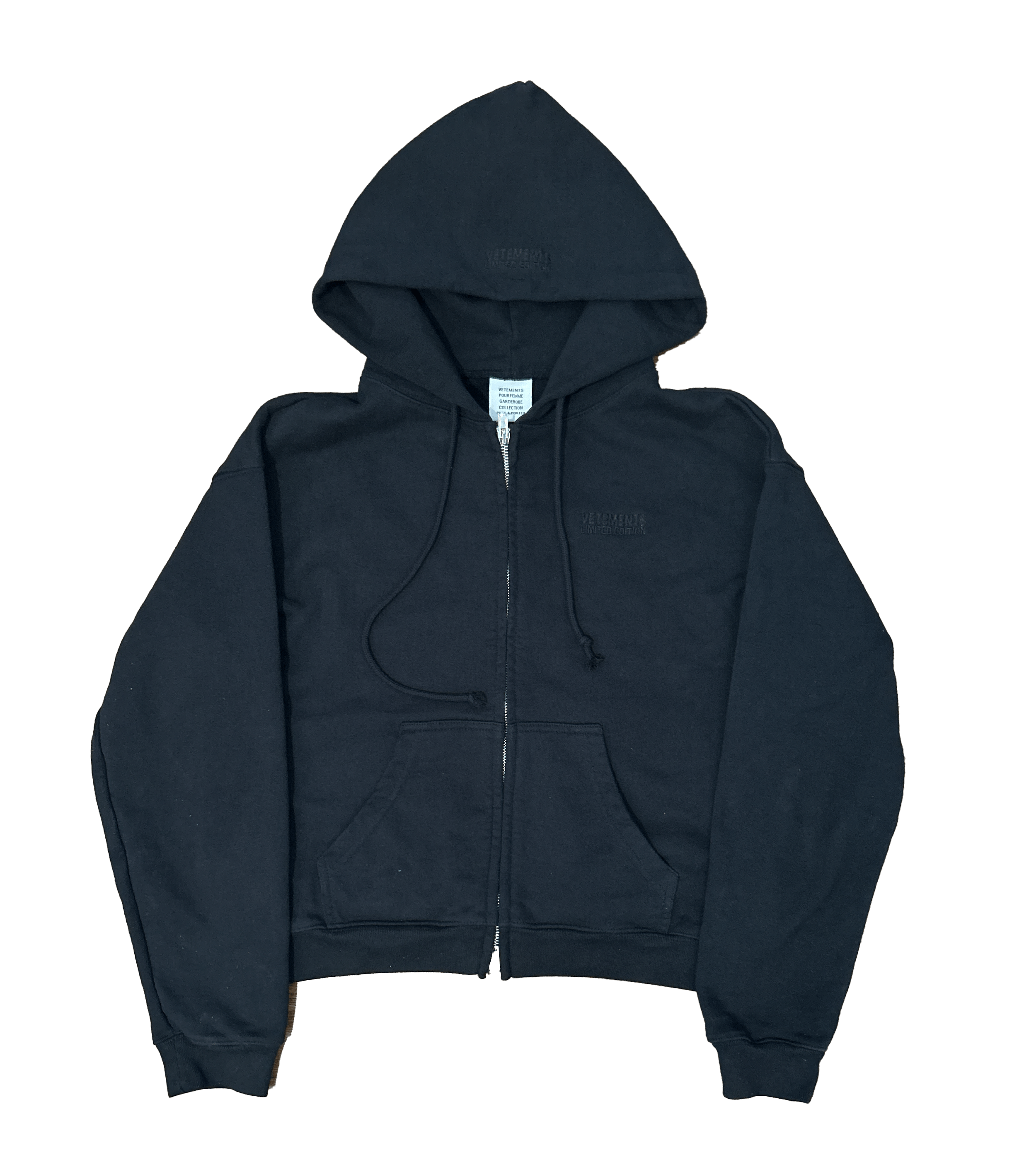 Vetements Zip Hoodie | Grailed