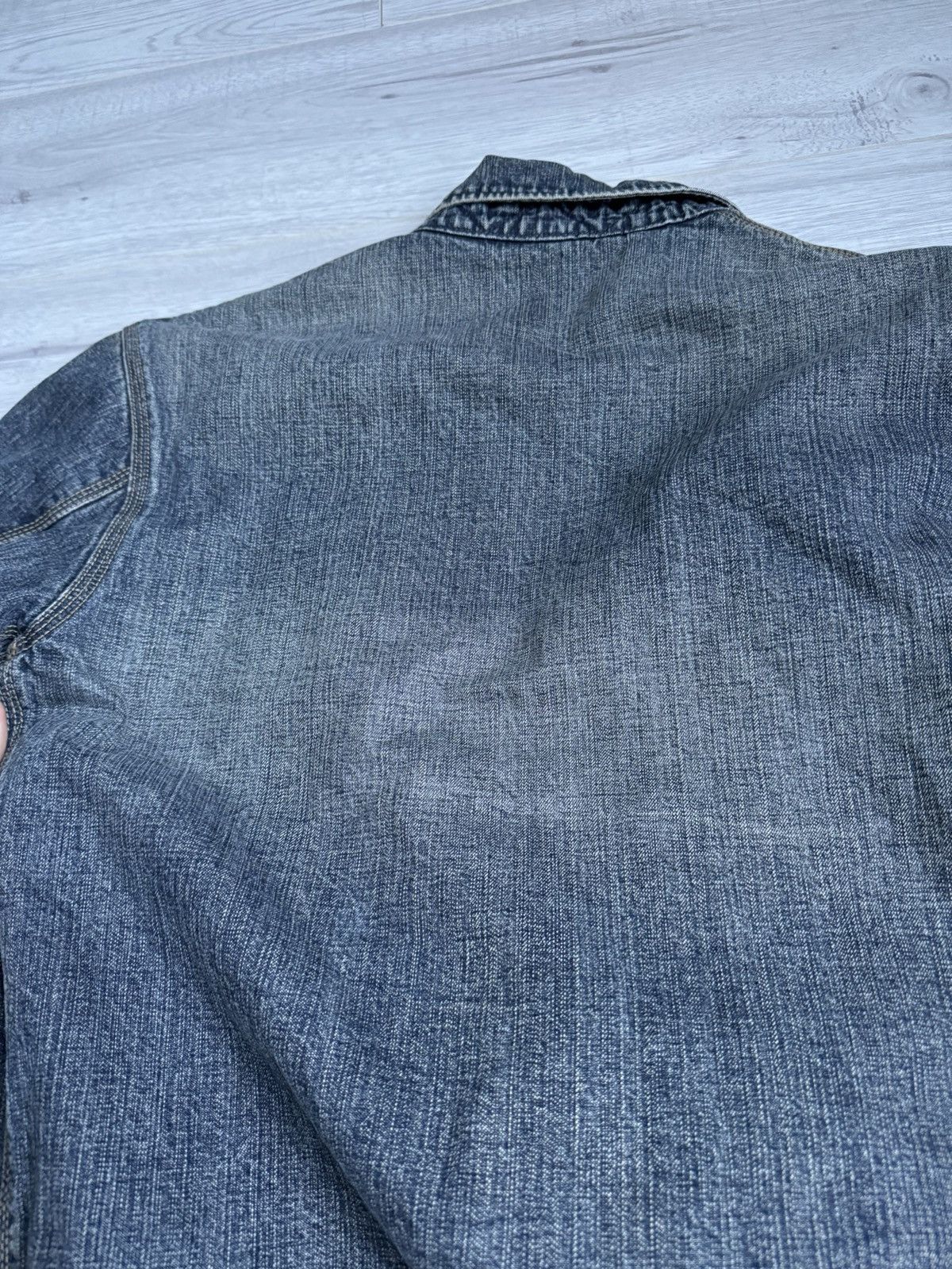 Gap × Vintage Vintage Gap denim Sherpa Jacket Size US M / EU 48-50 / 2 - 7 Thumbnail