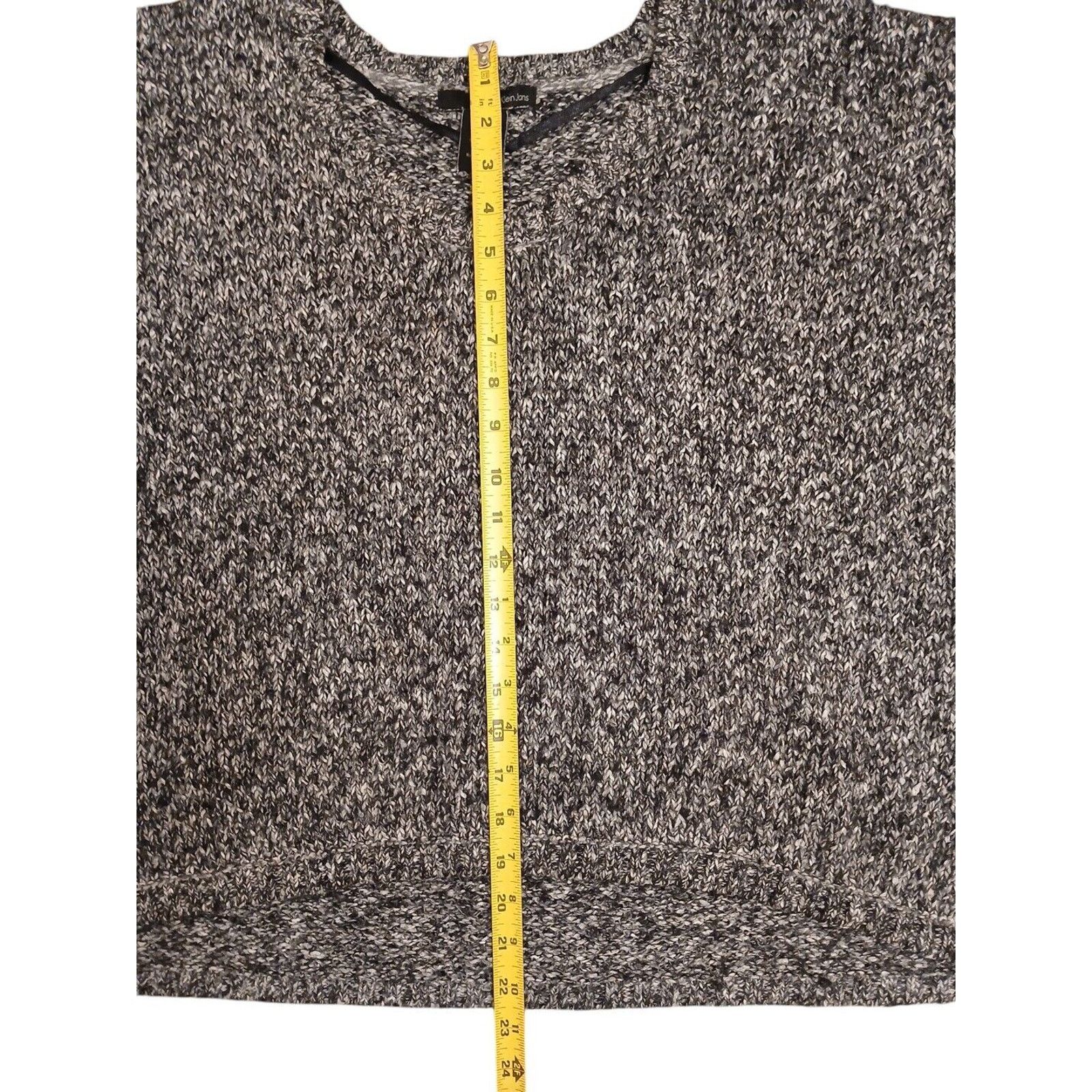 Calvin Klein Calvin Klein Sweater Women’s Size M Gray HI-LO 3/4 Sleeve Size M / US 6-8 / IT 42-44 - 10 Thumbnail