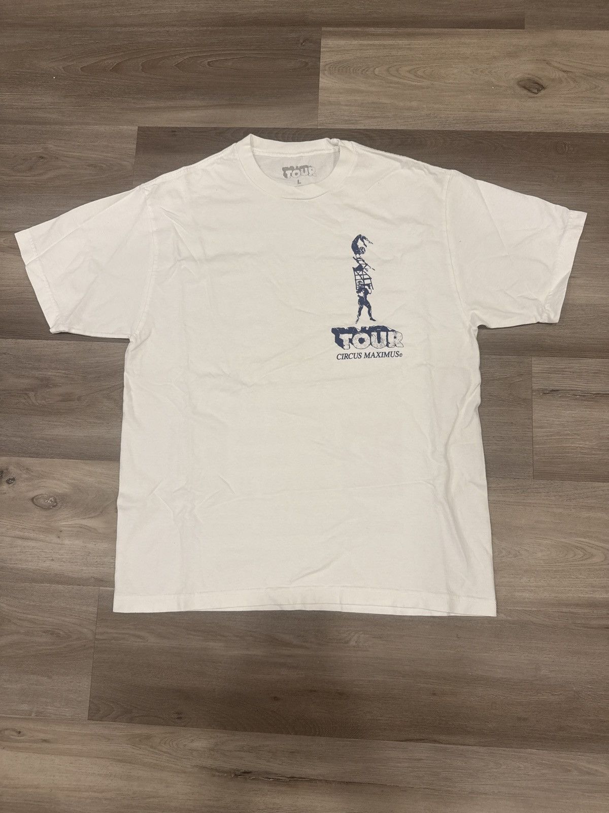 Travis Scott L Travis Scott Circus Maximus Tour Newark NJ T Shirt Size US L / EU 52-54 / 3 - 1 Thumbnail