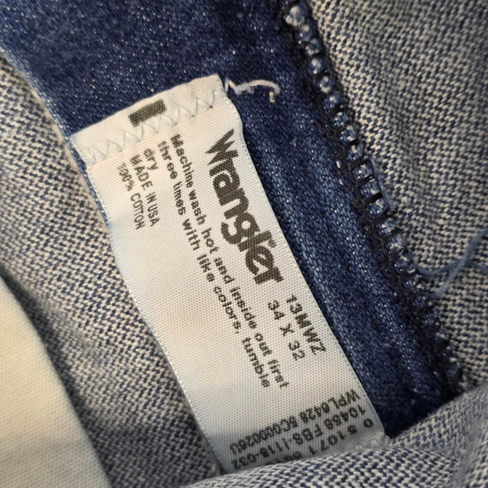 Wrangler Wrangler Classic Blue Jeans Cowboy Straight Leg Cotton Denim Size US 32 / EU 48 - 4 Thumbnail