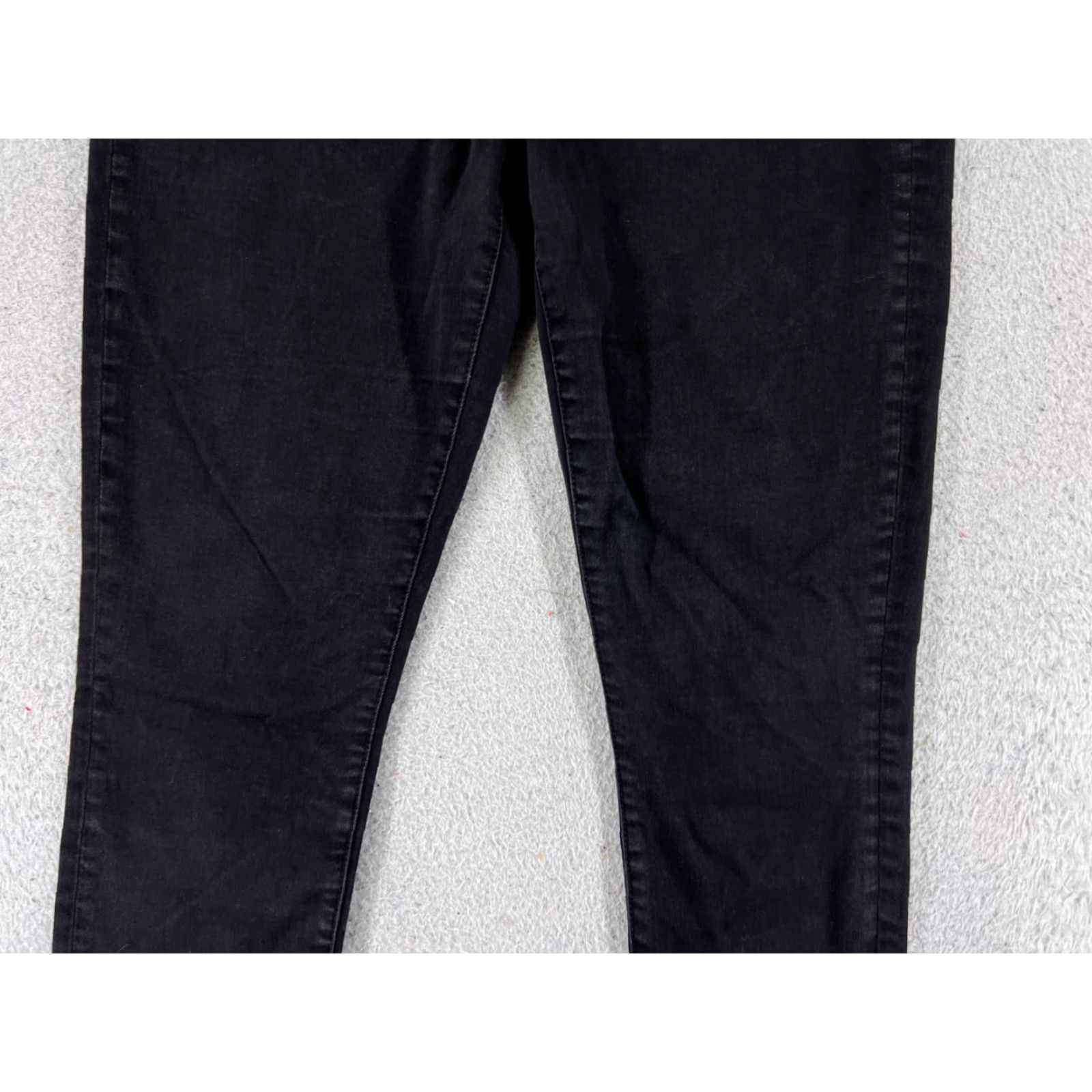 Nine West Nine West Jeans Womens 30 Black High Rise Skinny 28x25 Denim Stretch 5-Pocket Designer Vintage No Size 30" / US 8 / IT 44 - 3 Thumbnail
