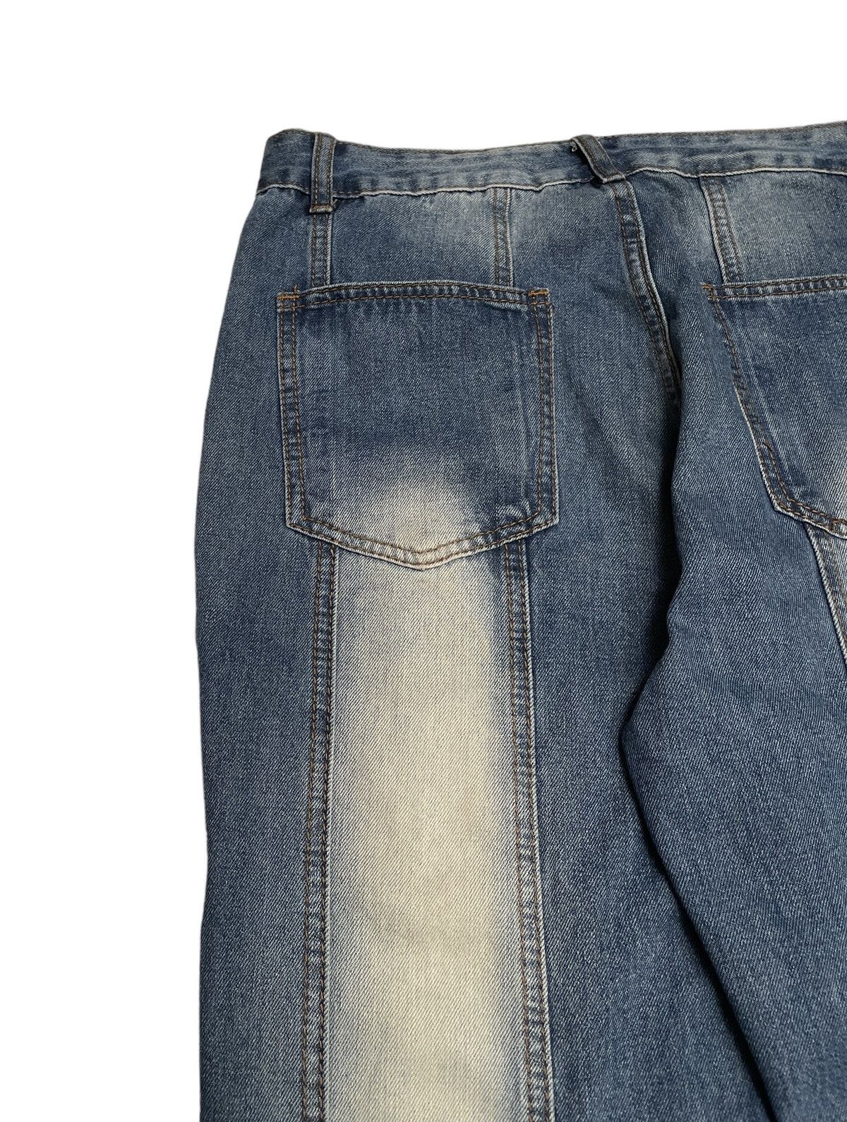 If Six Was Nine × Japanese Brand × Le Grande Bleu (L.G.B.) Very Rare Design Vintage Brand Oreeta Flared Jeans 1990s Size US 33 - 4 Thumbnail